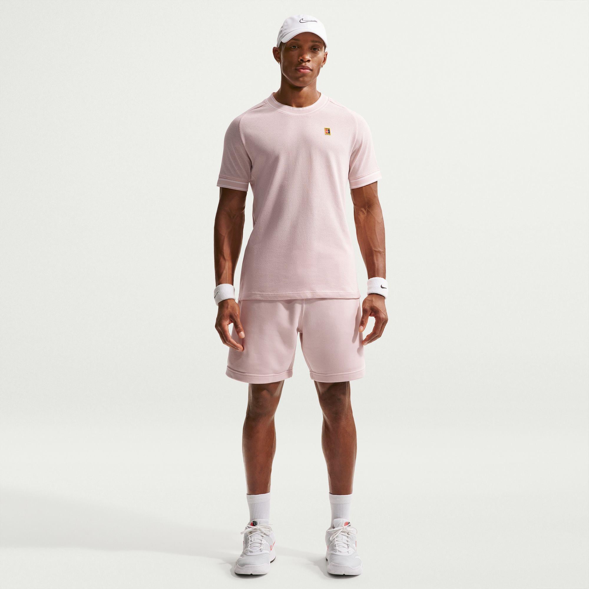 Nike Court Heritage Erkek Pembe T-Shirt