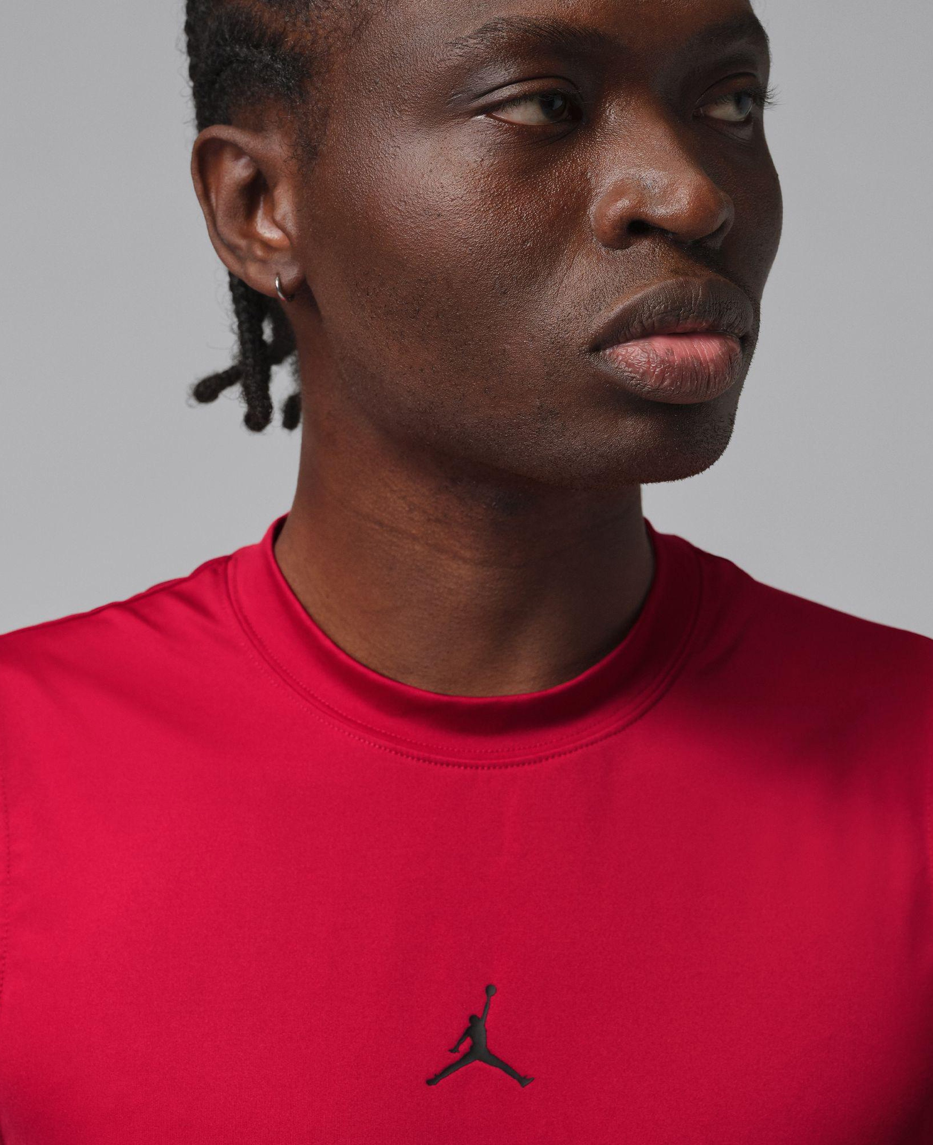 Jordan Dri-Fit Sport Essentials Erkek Kırmızı Kolsuz T-Shirt