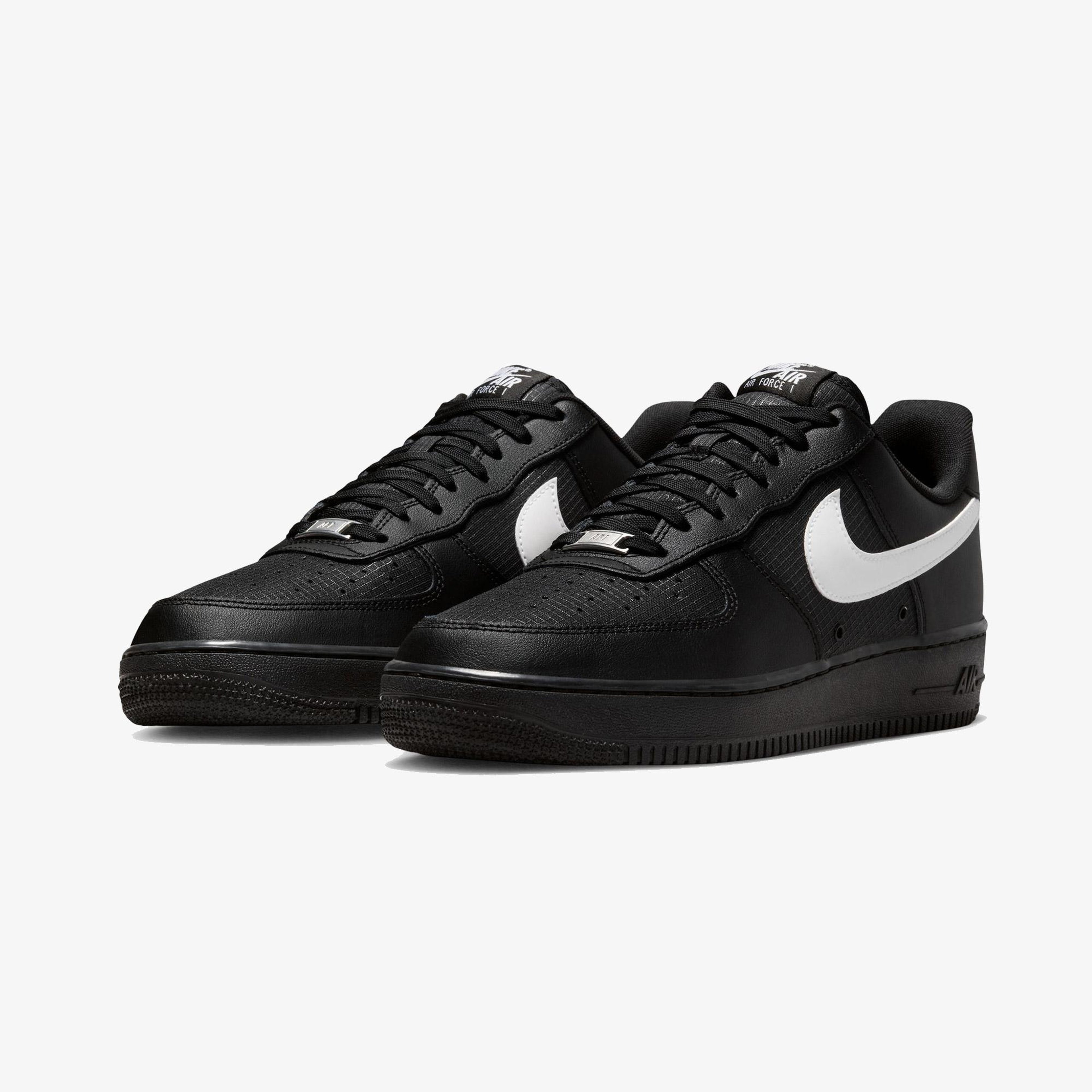 Nike Air Force 1 '07 LV8 Erkek Siyah Spor Ayakkabı
