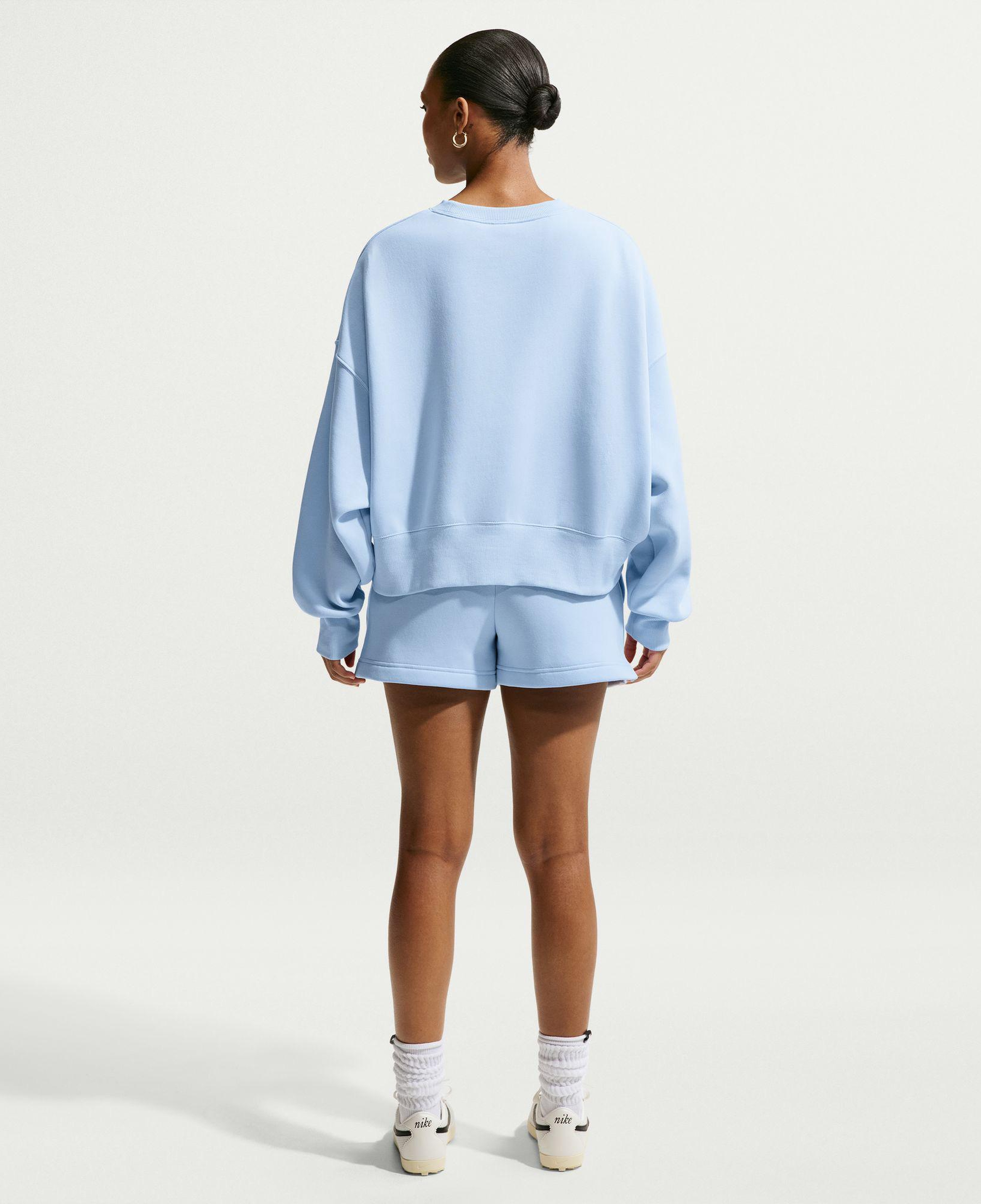 Nike Sportswear Phoenix Fleece 10 cm Kadın Mavi Şort