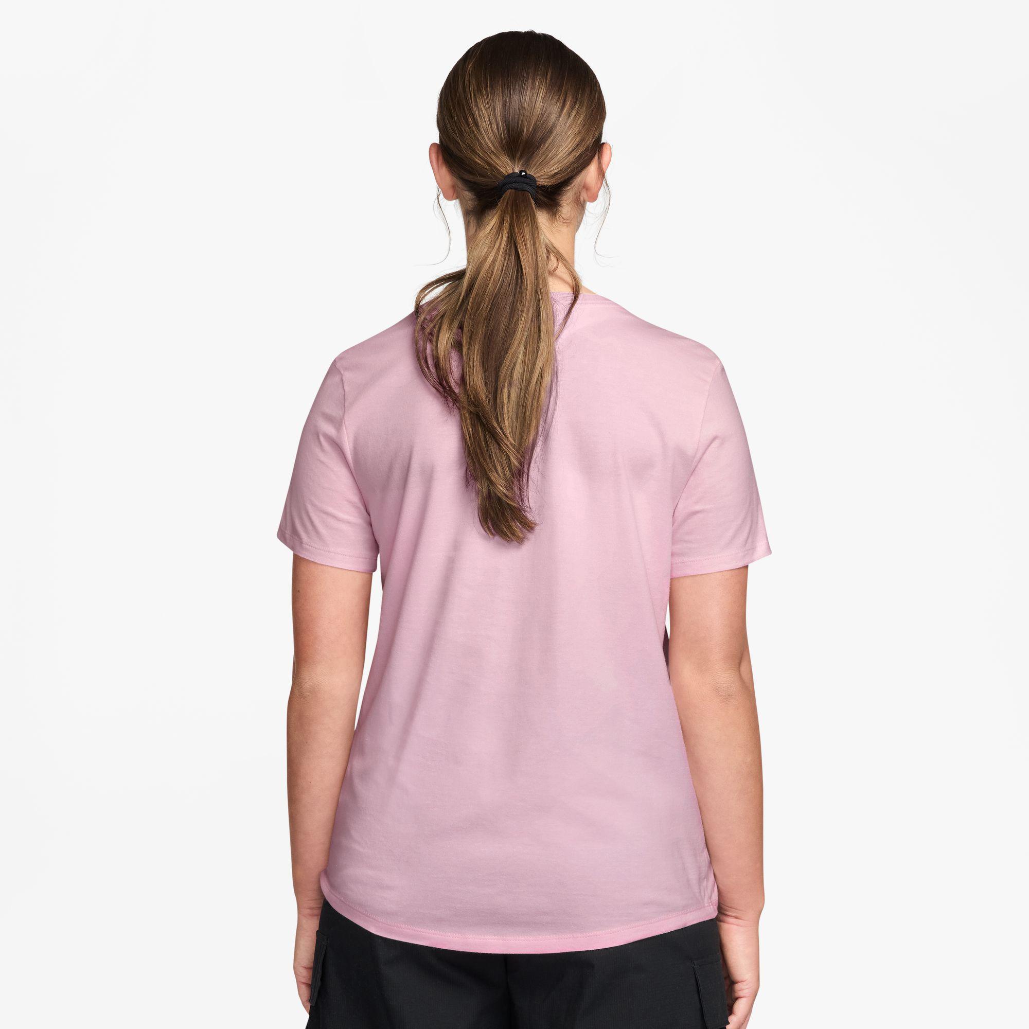 Nike Sportswear Essentials Icon Futura Kadın Pembe T-Shirt