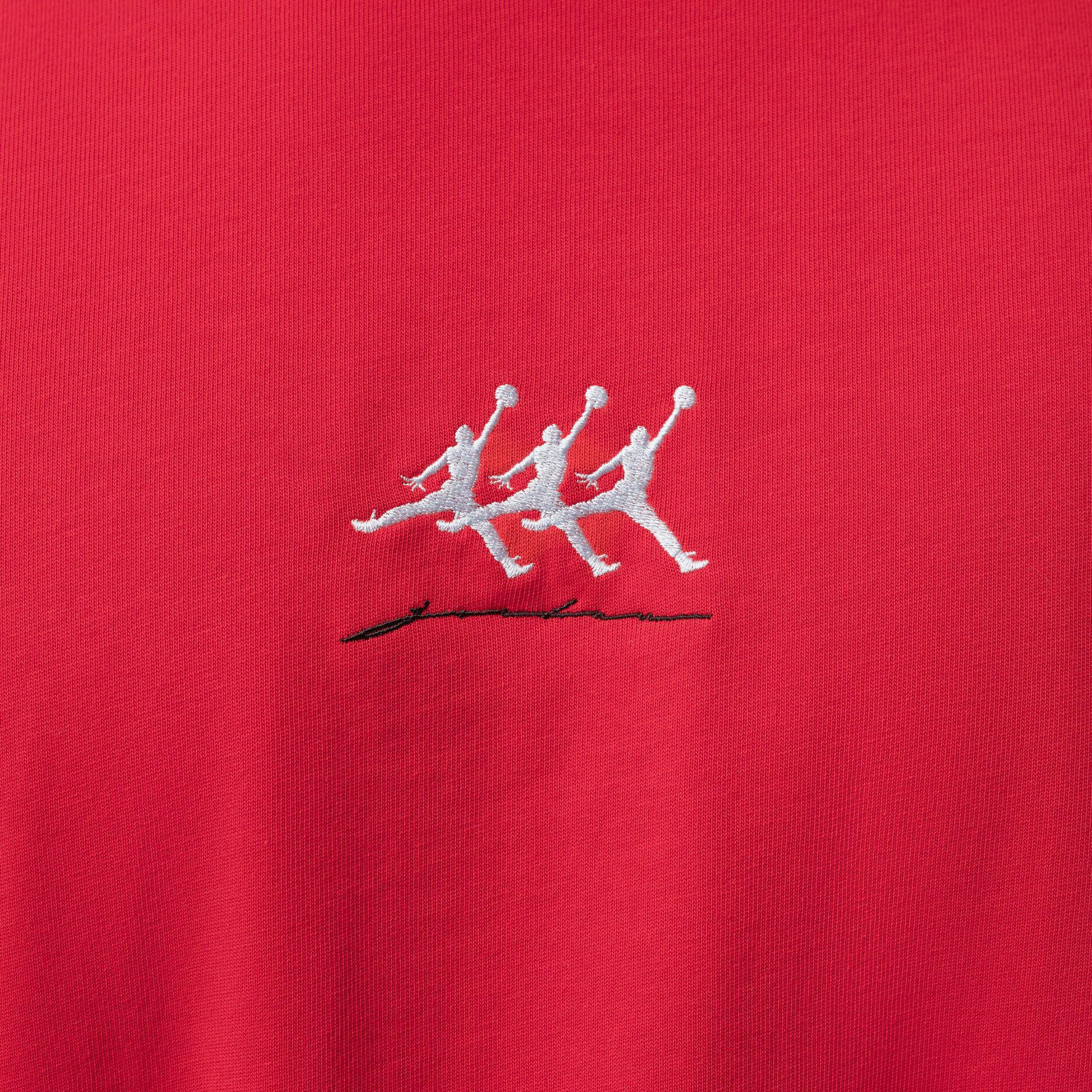 Jordan Flight Oversized Erkek Kırmızı T-Shirt