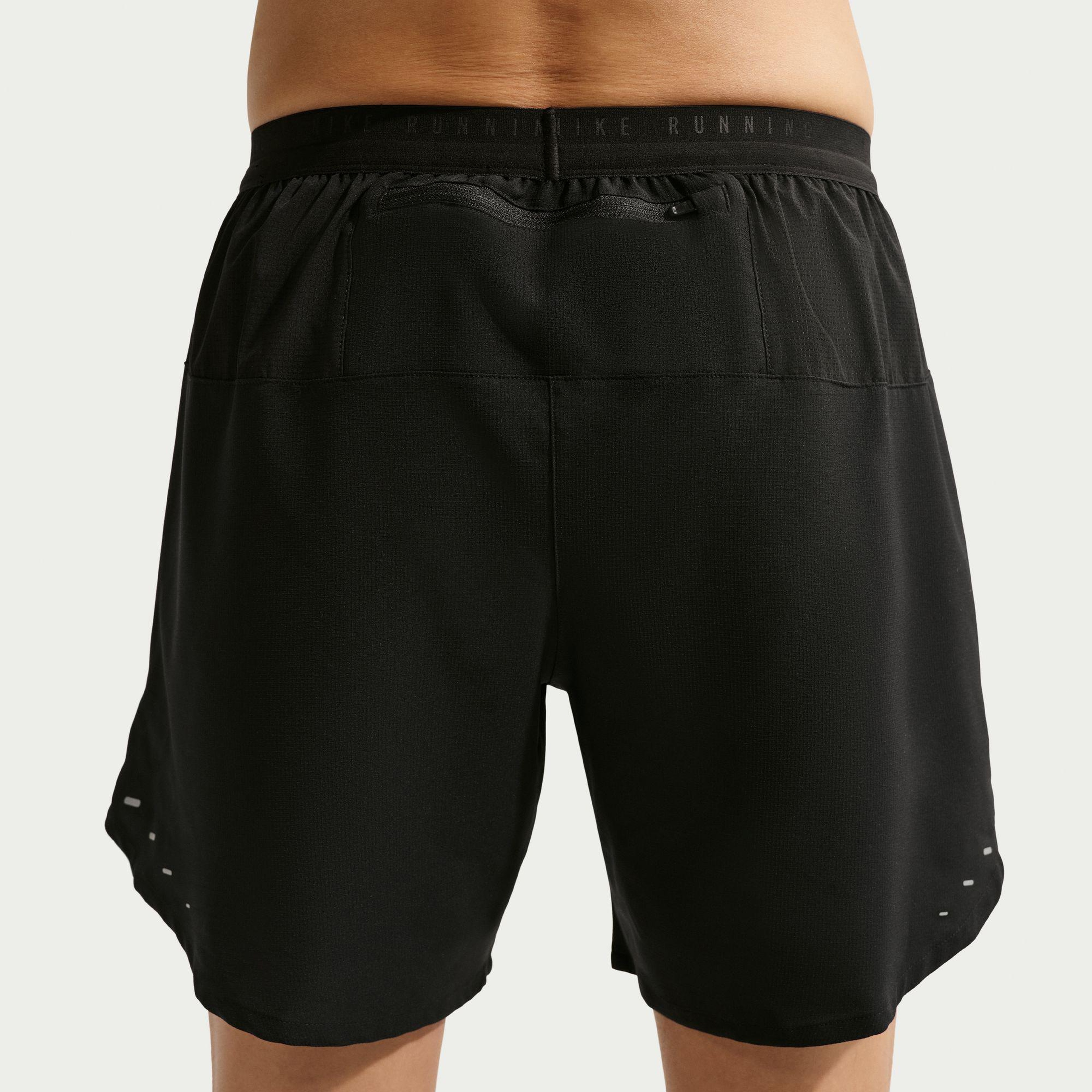 Nike Dri-Fit Stride 18 cm Erkek Siyah Şort
