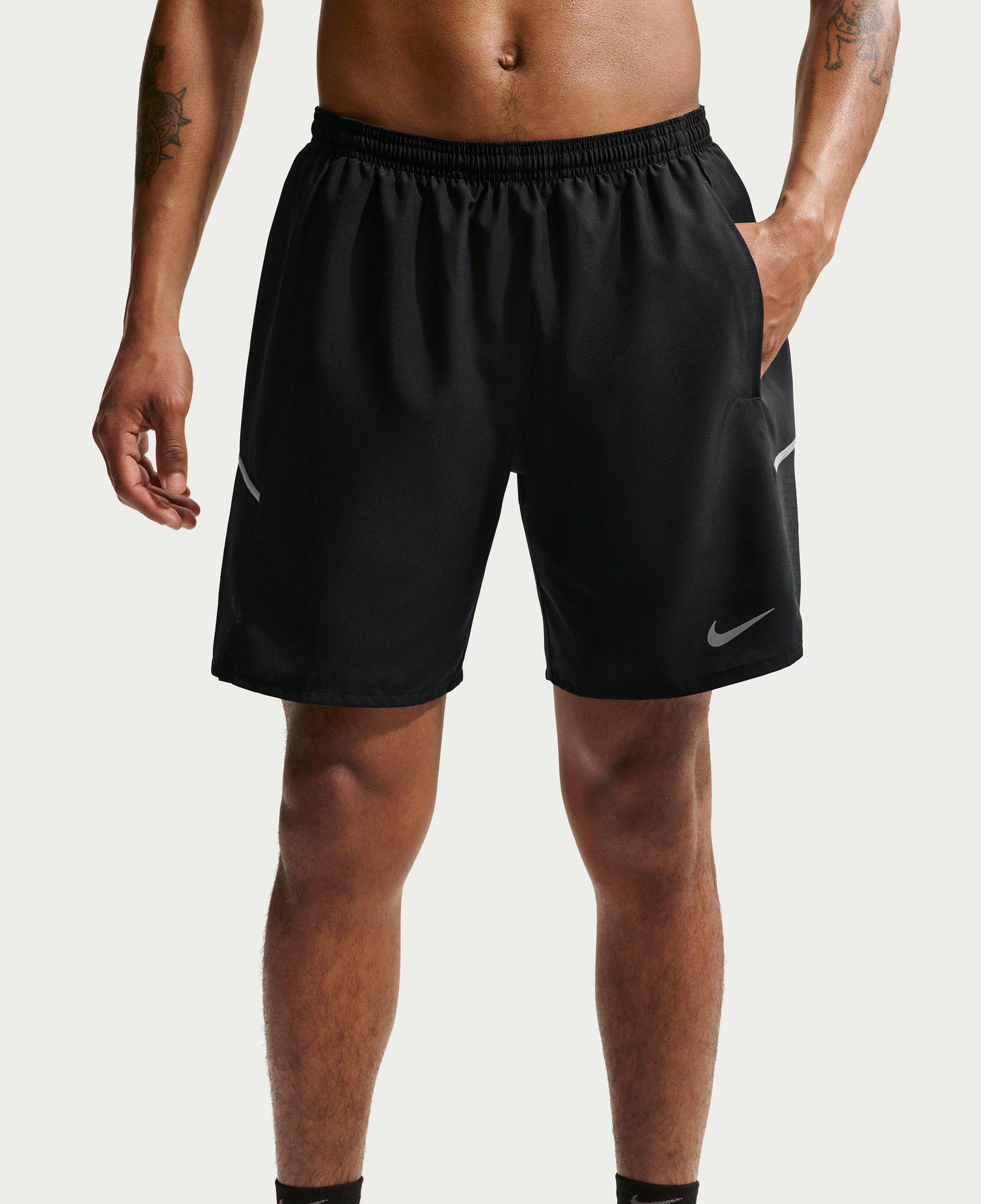 Nike Dri-Fit Miler 18 cm Erkek Siyah Şort