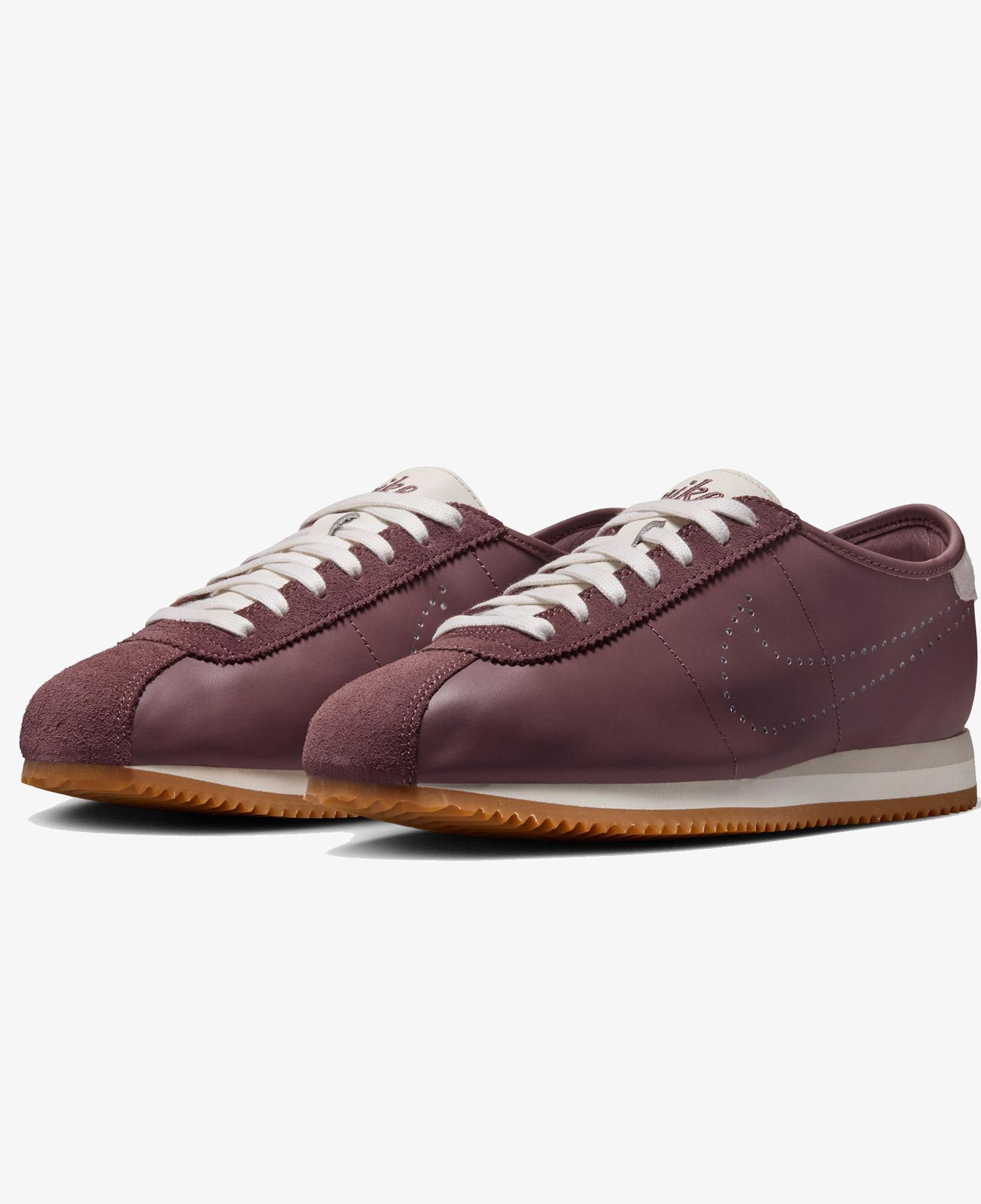 Nike Cortez Leather Kadın Bordo Spor Ayakkabı