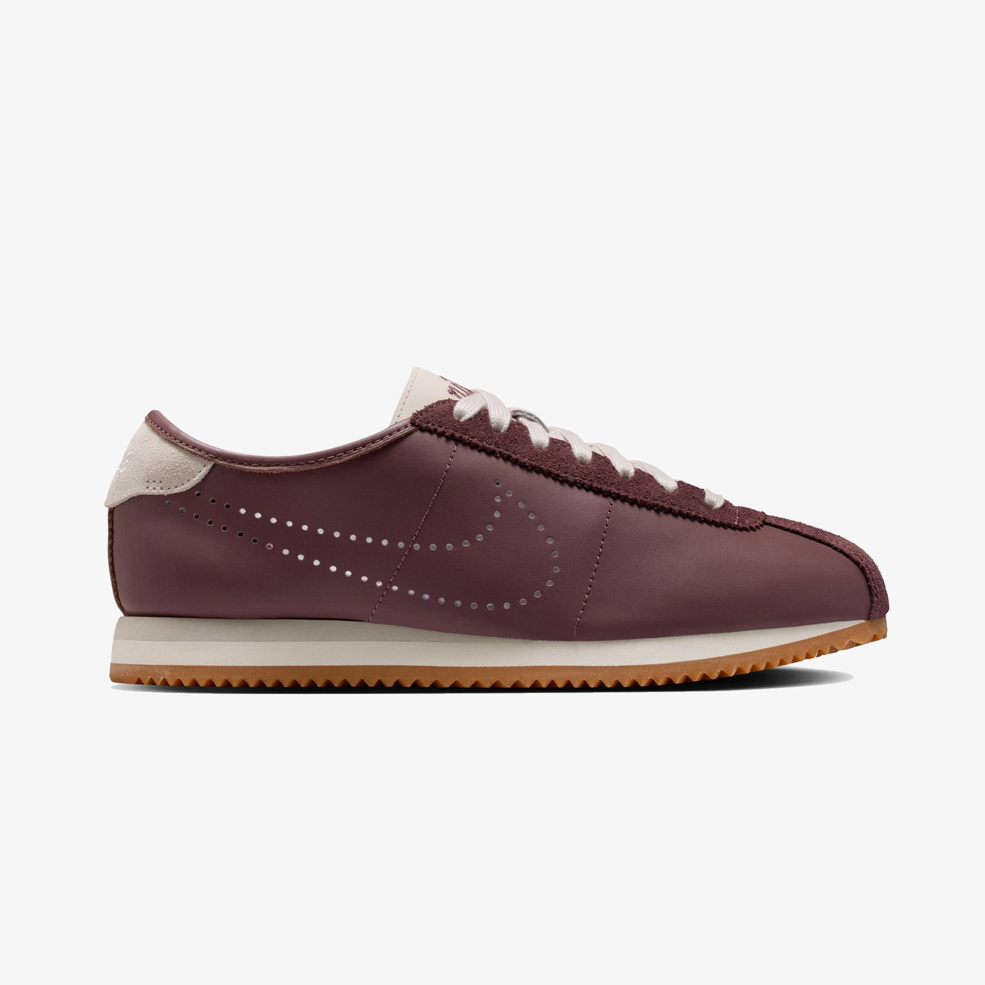 Nike Cortez Leather Kadın Bordo Spor Ayakkabı