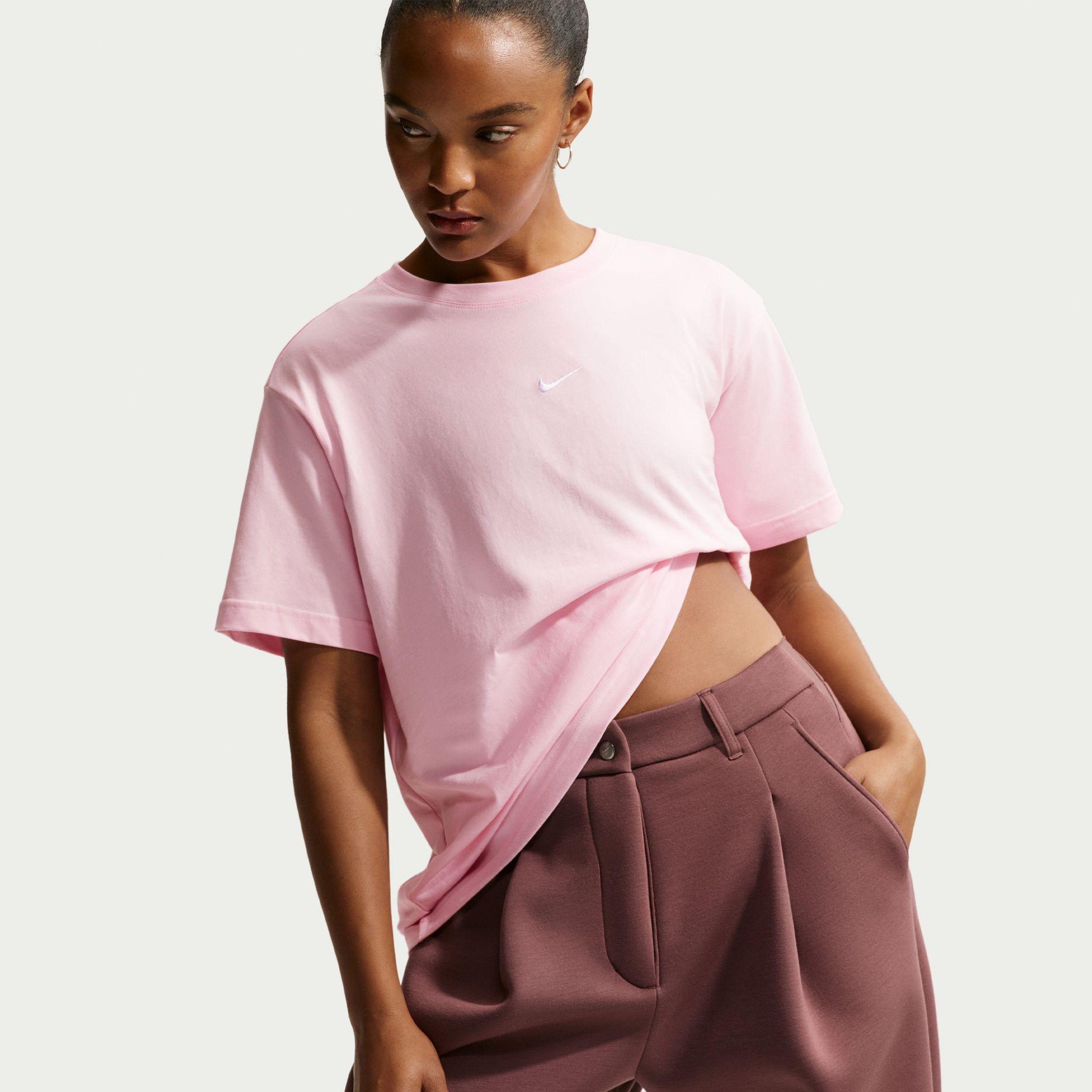 Nike Sportswear Classic Kadın Pembe T-Shirt