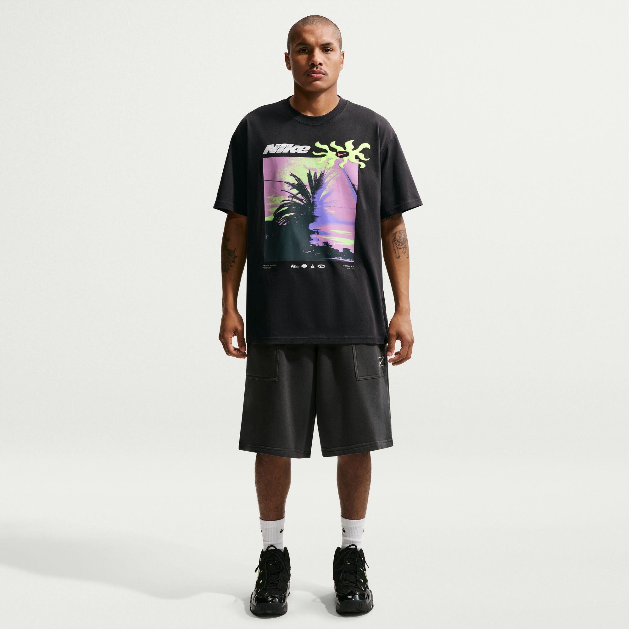 Nike Sportswear Erkek Antrasit T-Shirt