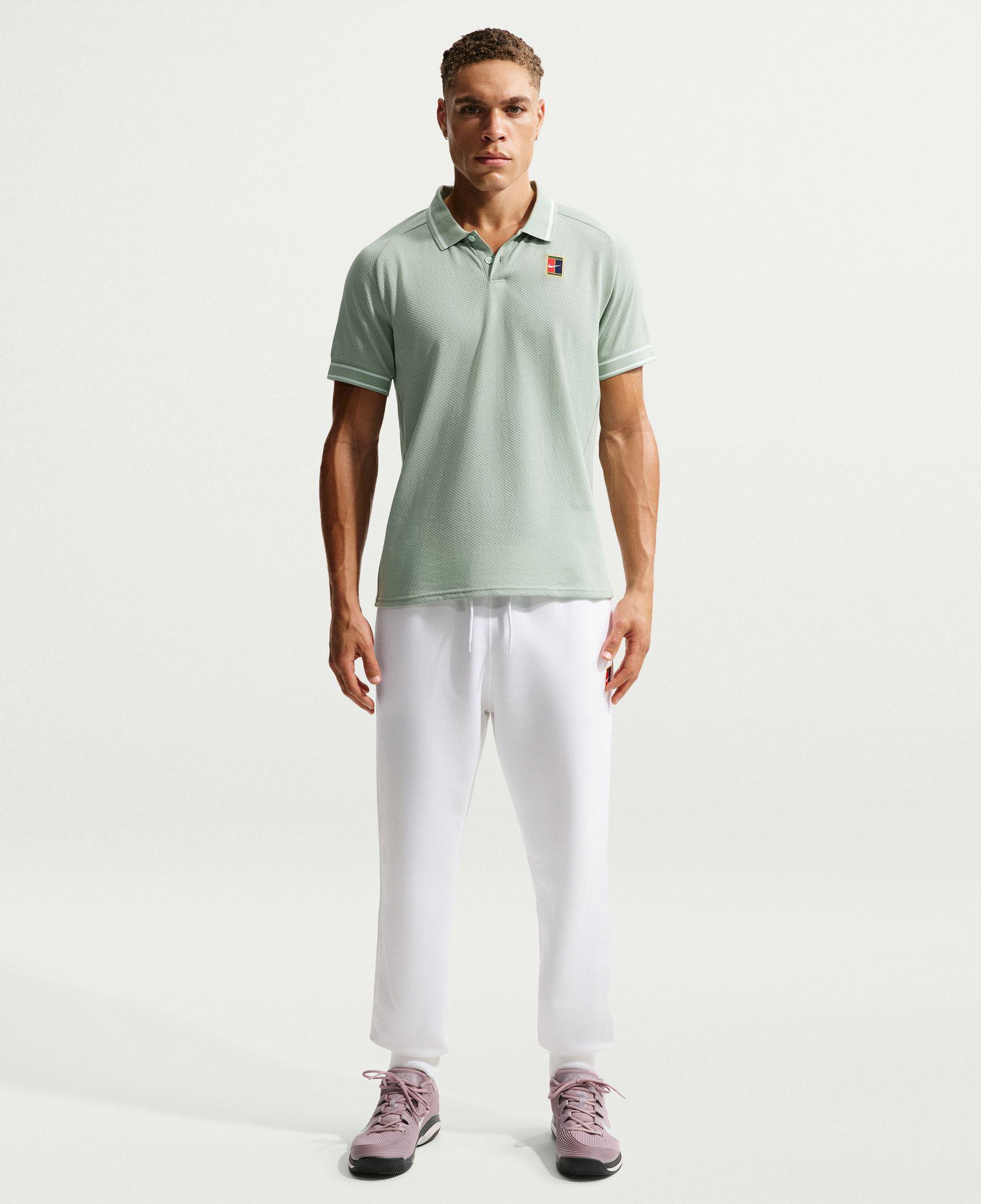 Nike Court Heritage Erkek Yeşil Polo