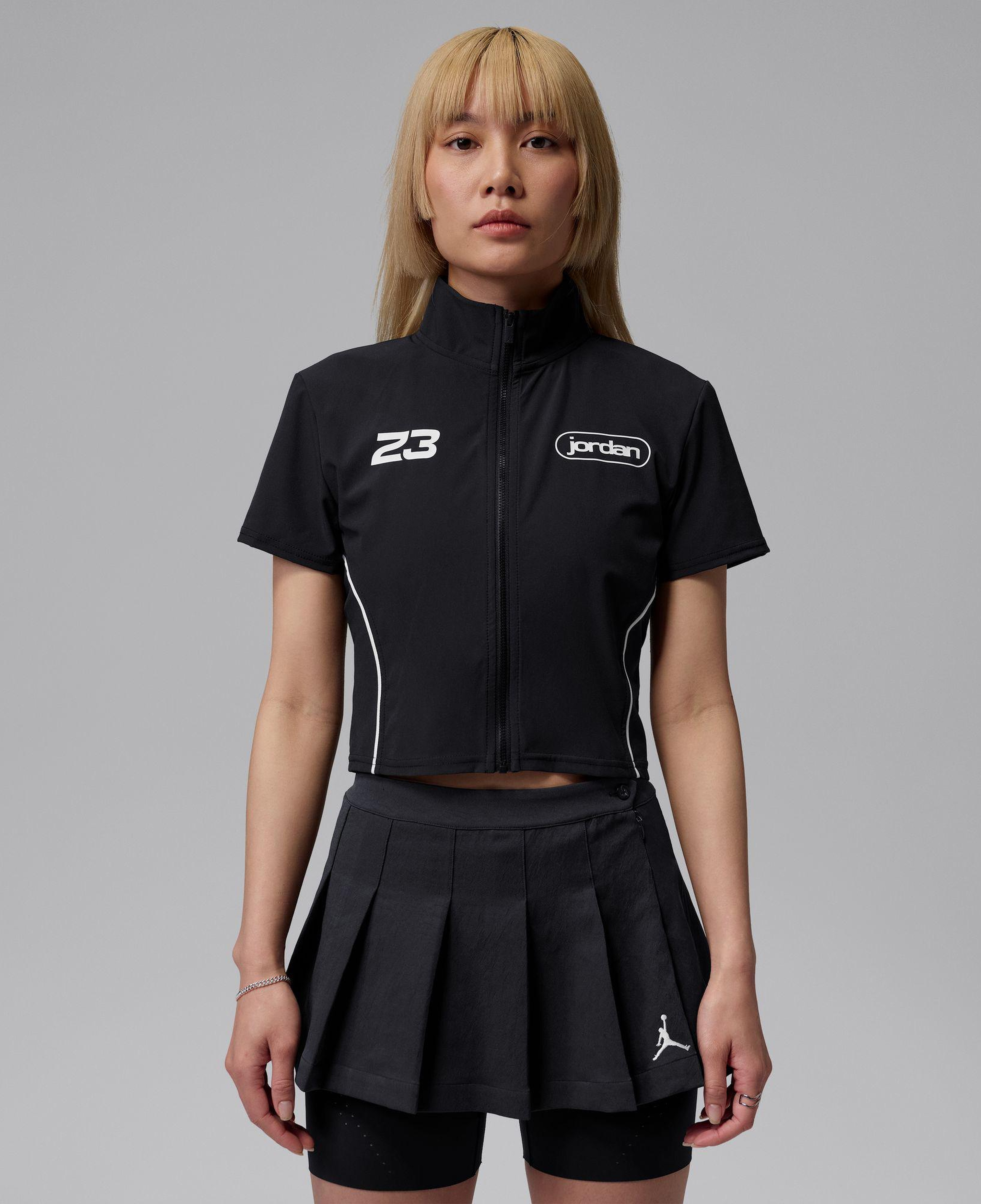 Jordan Brooklyn Full-Zip Kadın Siyah T-Shirt