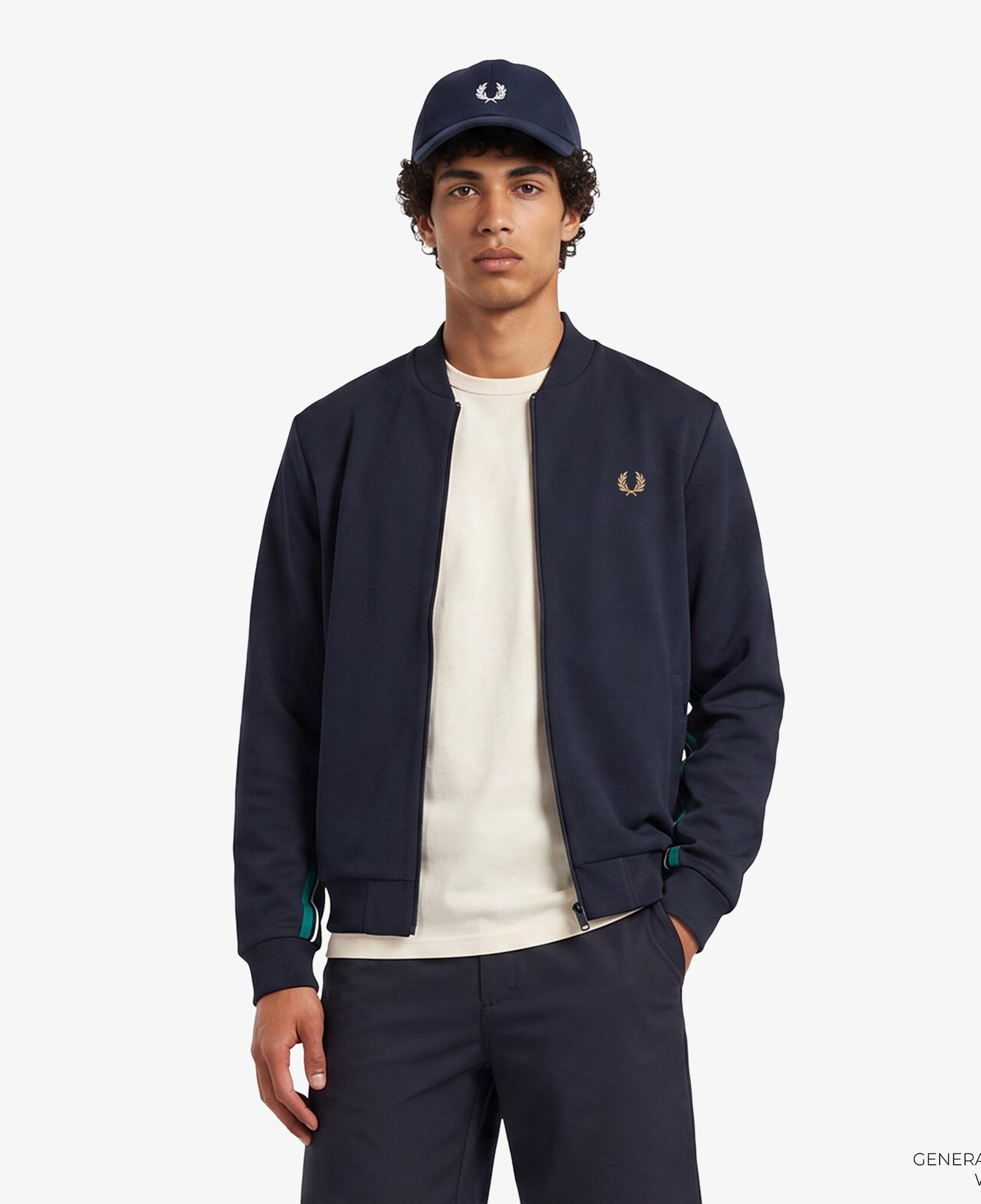 Fred Perry Erkek Lacivert Ceket