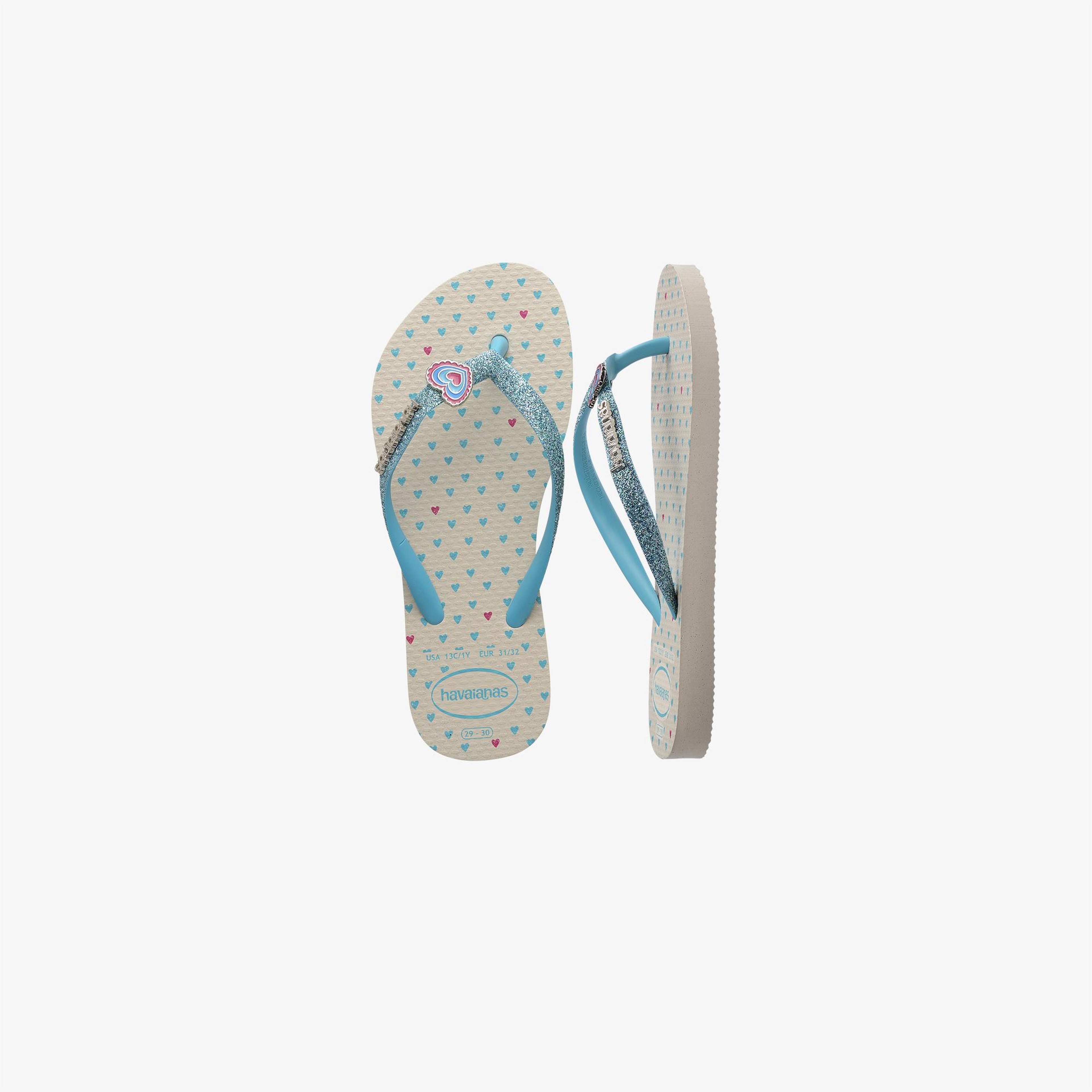 Havaianas Kids Slim Glitter II Çocuk Bej Terlik