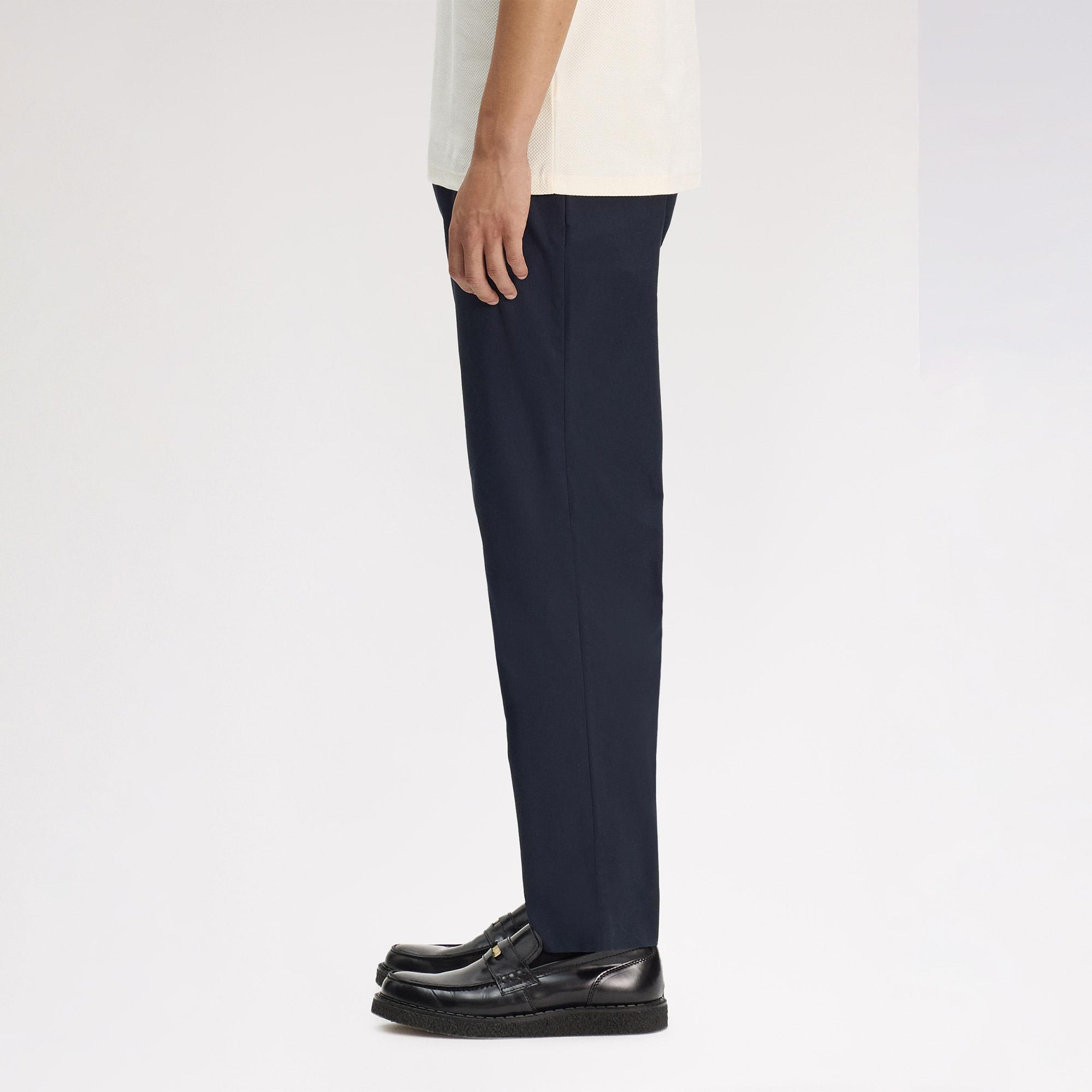 Fred Perry Slim Fit Twill Erkek Lacivert Pantolon