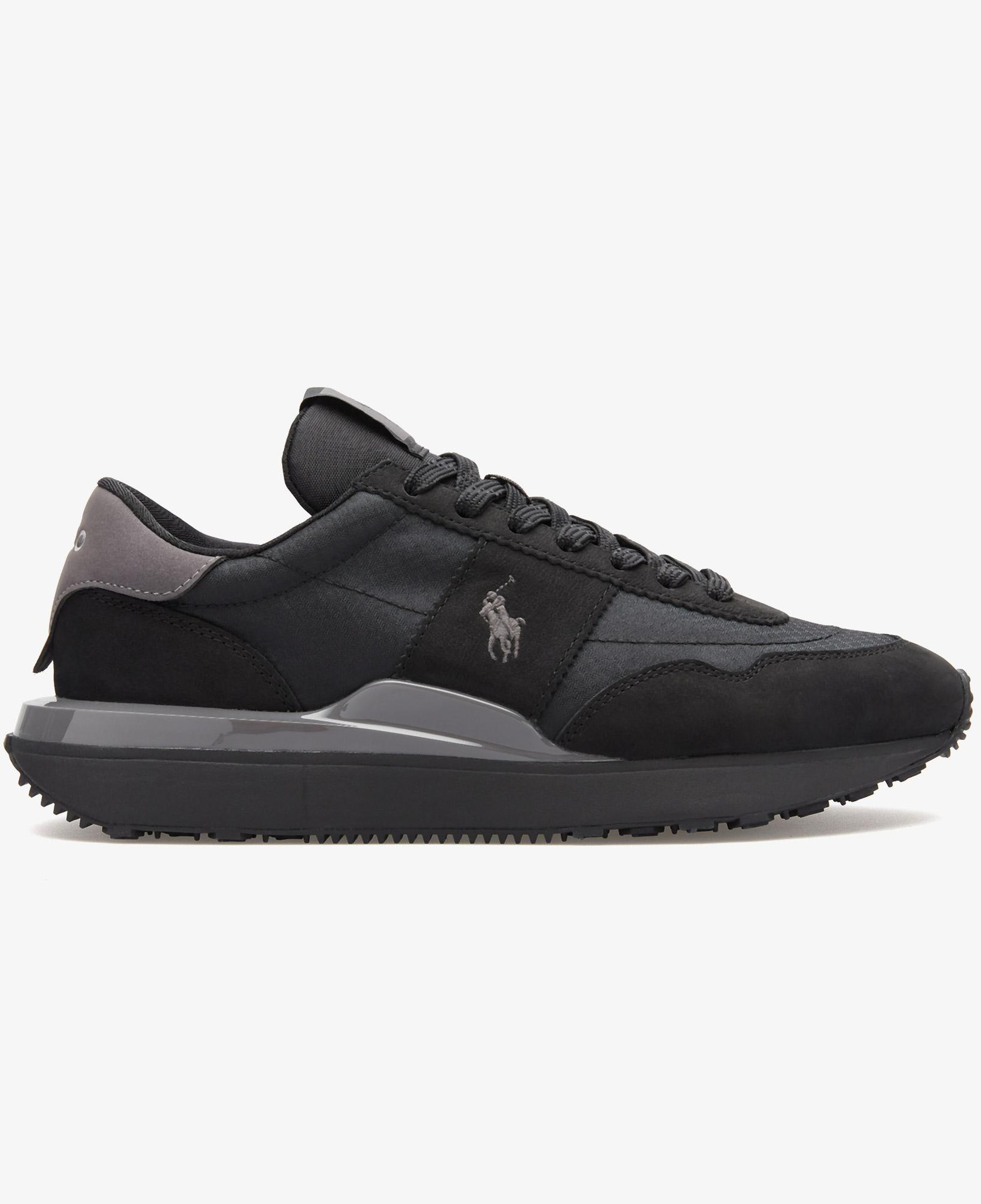 Polo Ralph Lauren Train 89 Pp Low Top Lace Erkek Siyah Sneaker