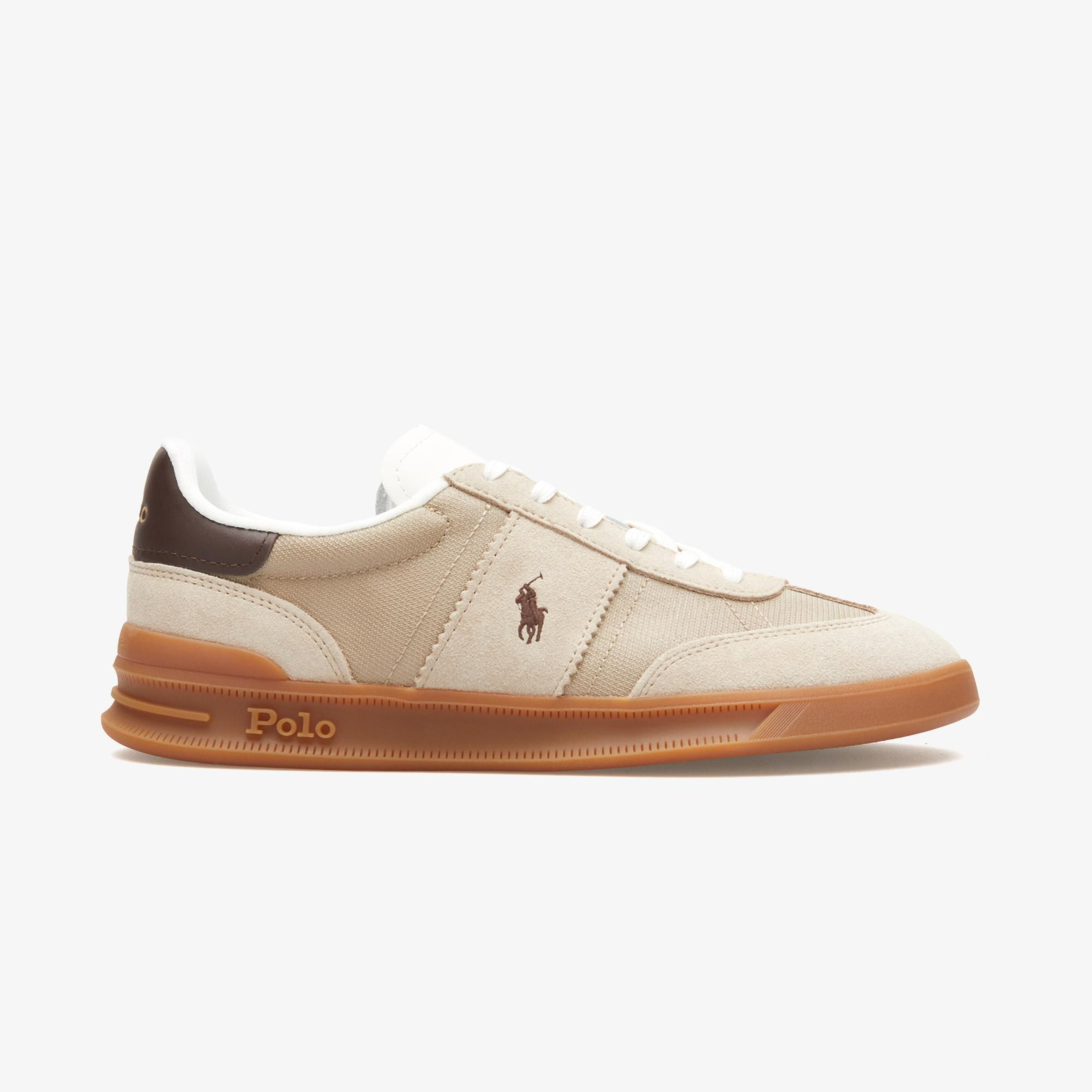Polo Ralph Lauren Hrt Aera Pp Low Top Lace Erkek Bej Sneaker