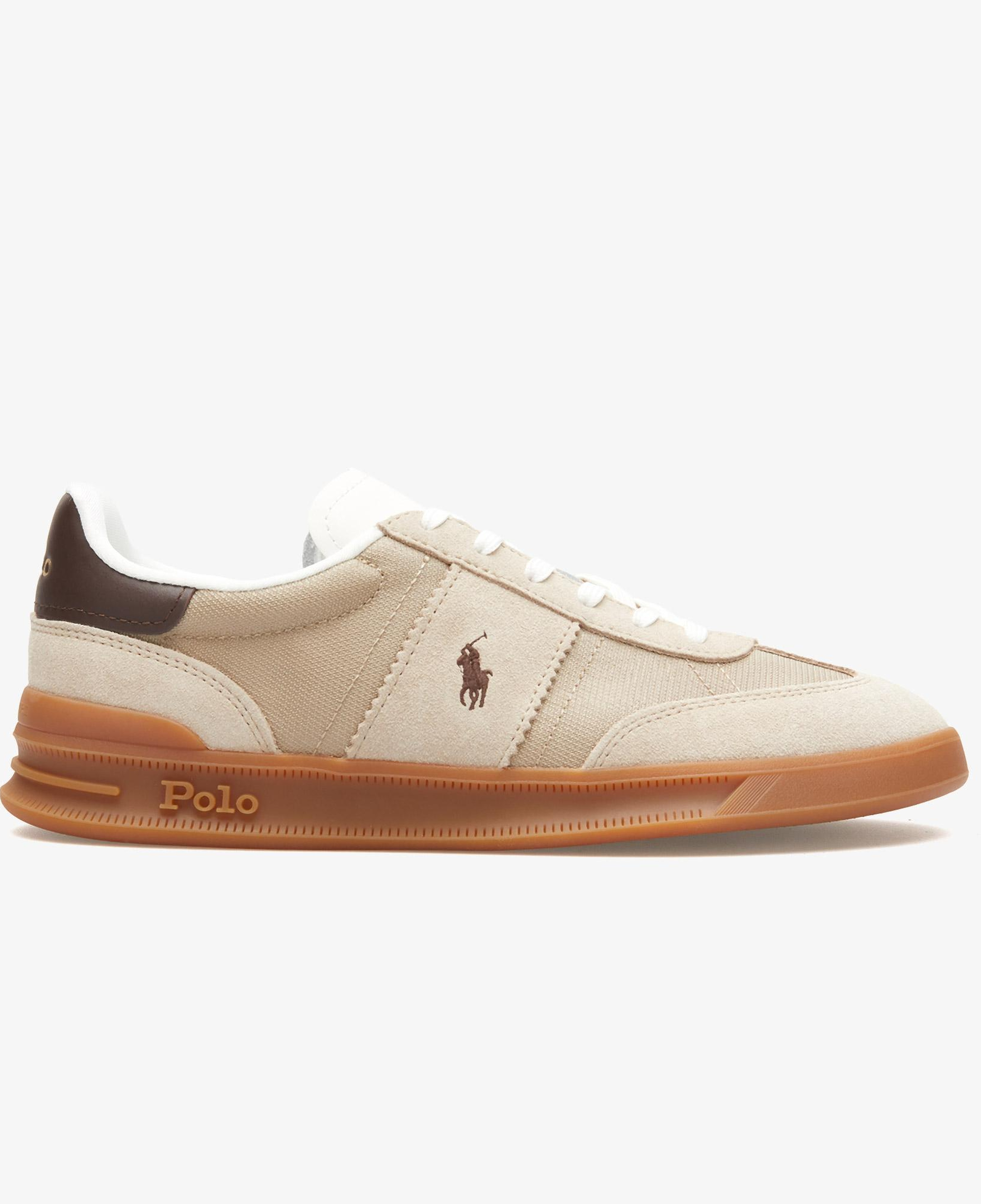 Polo Ralph Lauren Hrt Aera Pp Low Top Lace Erkek Bej Sneaker
