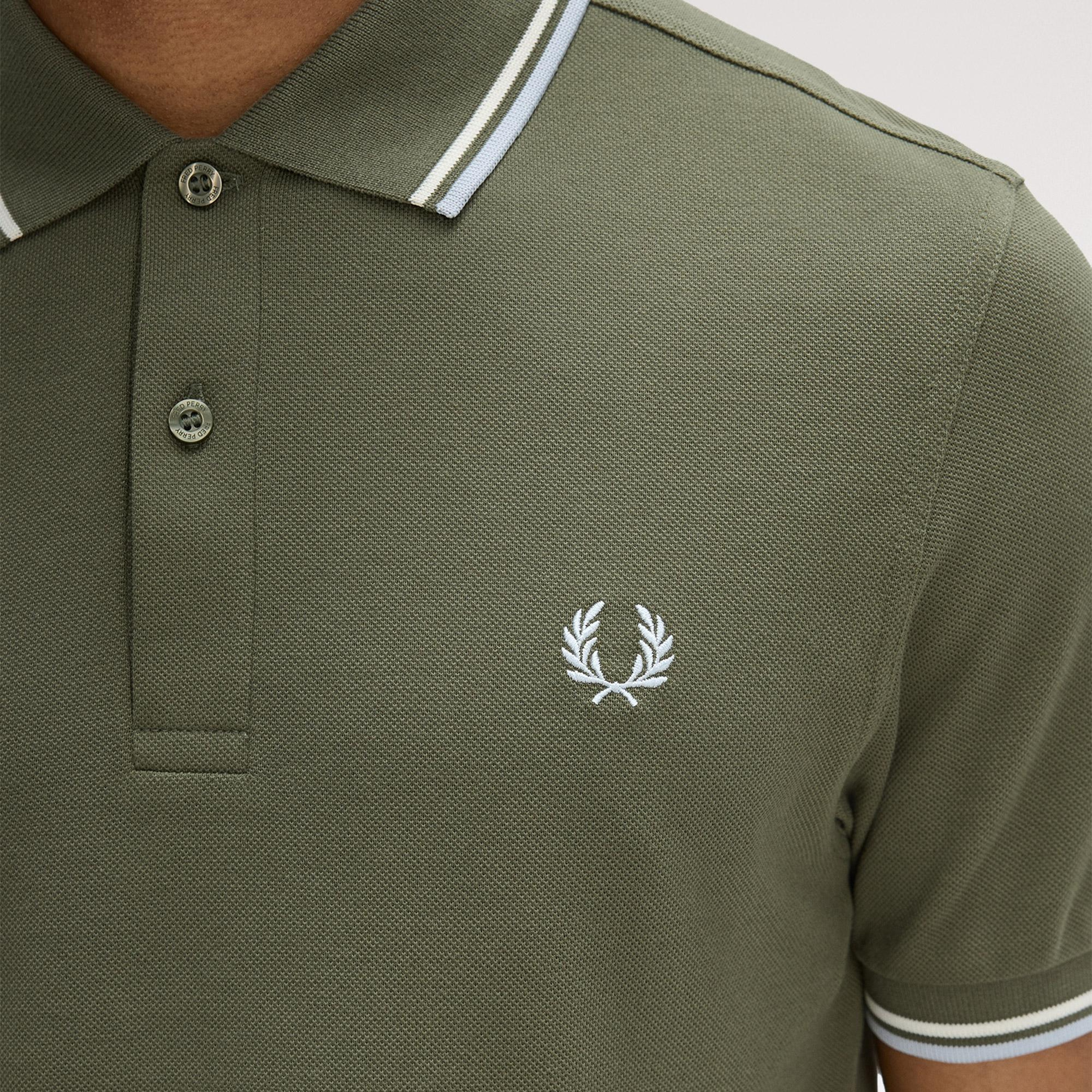Fred Perry Erkek Yeşil Polo