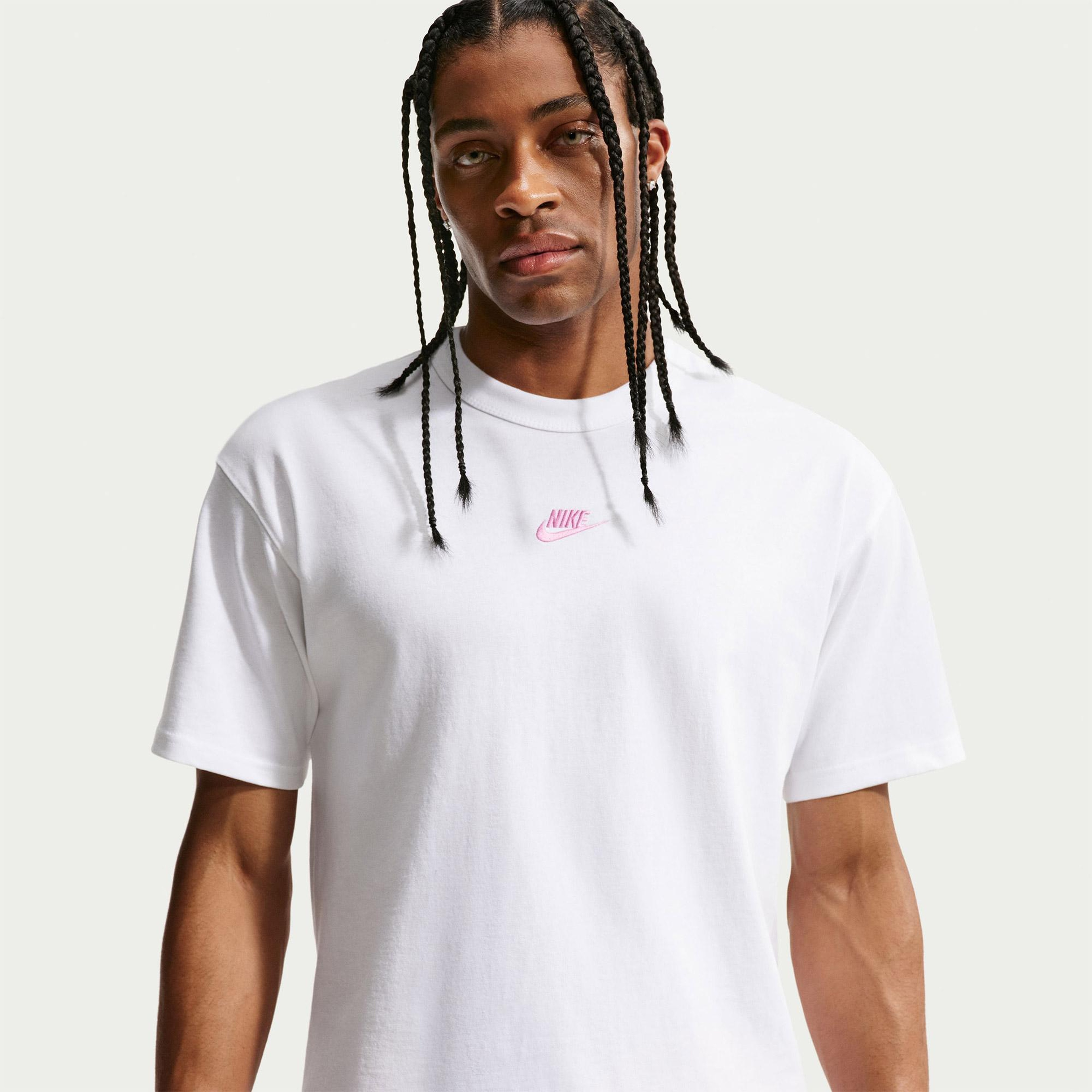 Nike Premium Essantial Erkek Beyaz T-Shirt