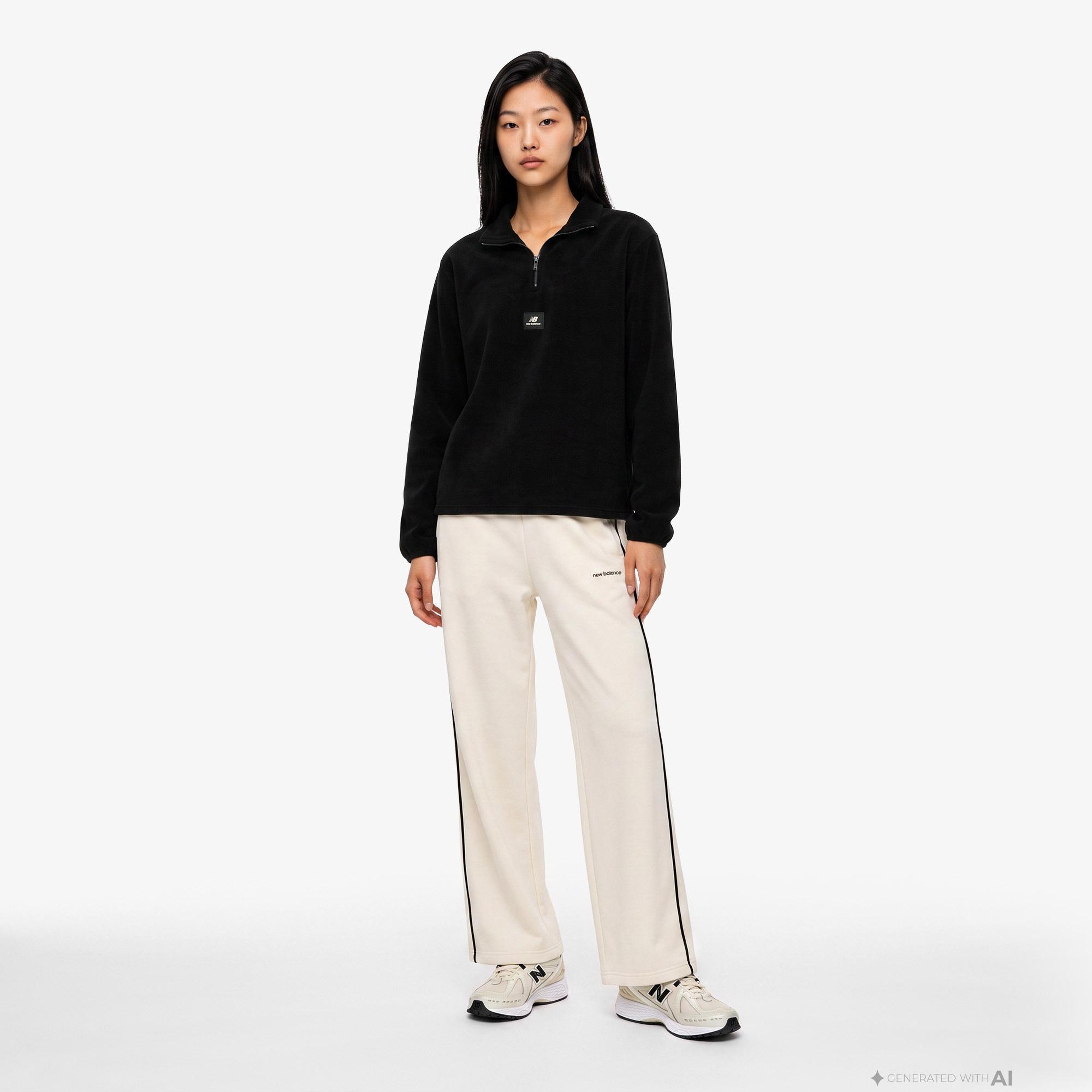 New Balance Erkek Siyah Sweatshirt