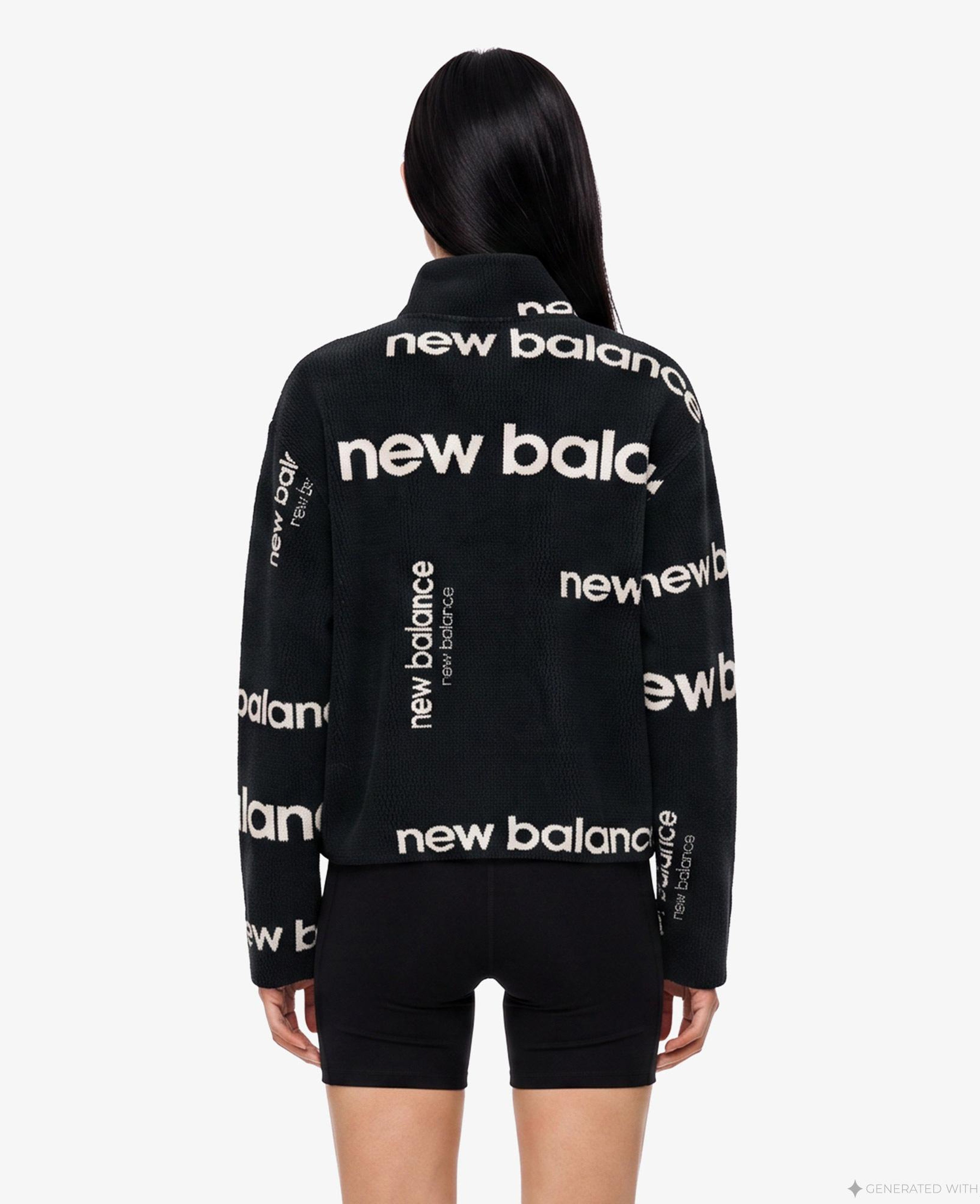 New Balance Kadın Siyah Sweatshirt