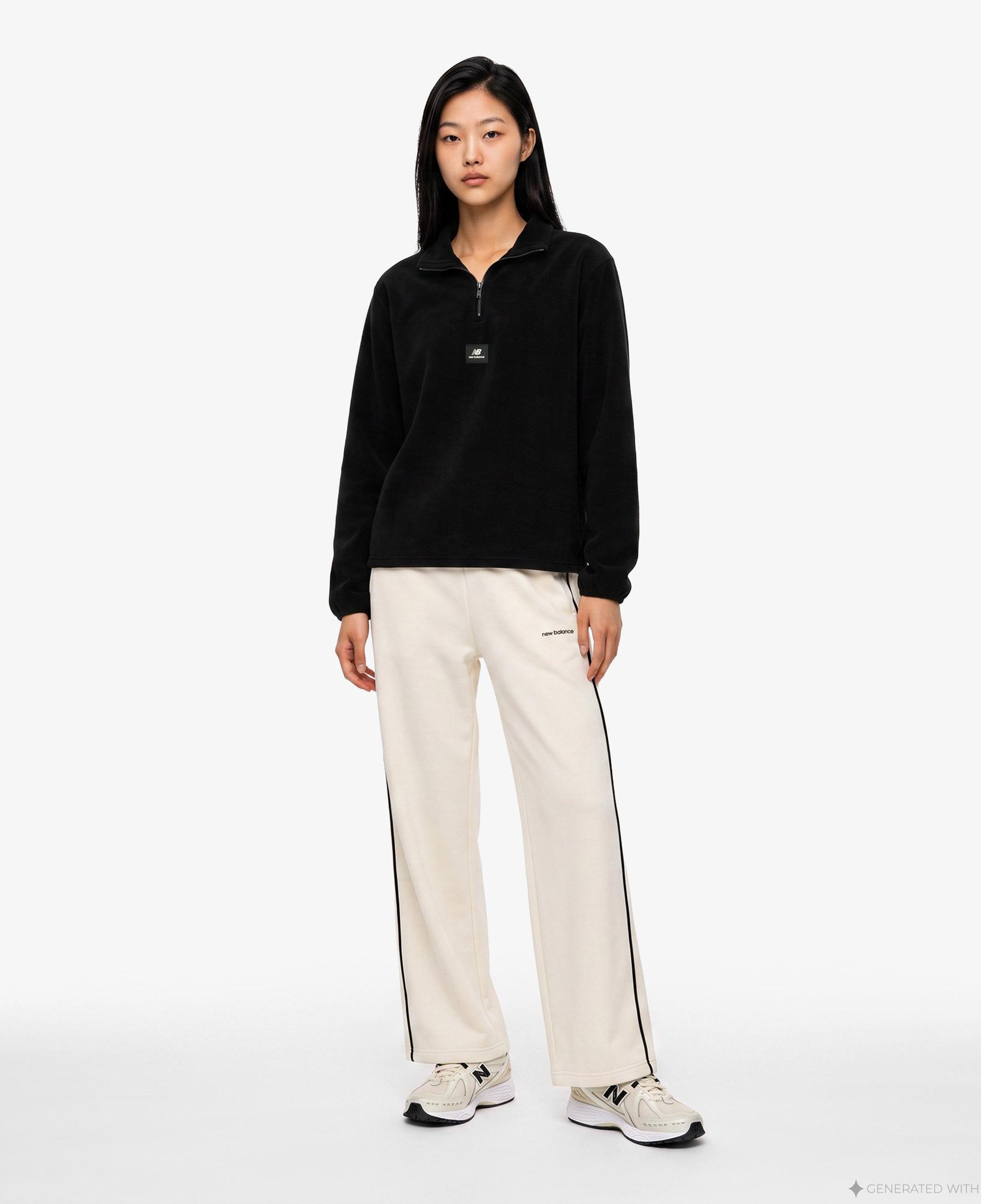 New Balance Erkek Siyah Sweatshirt