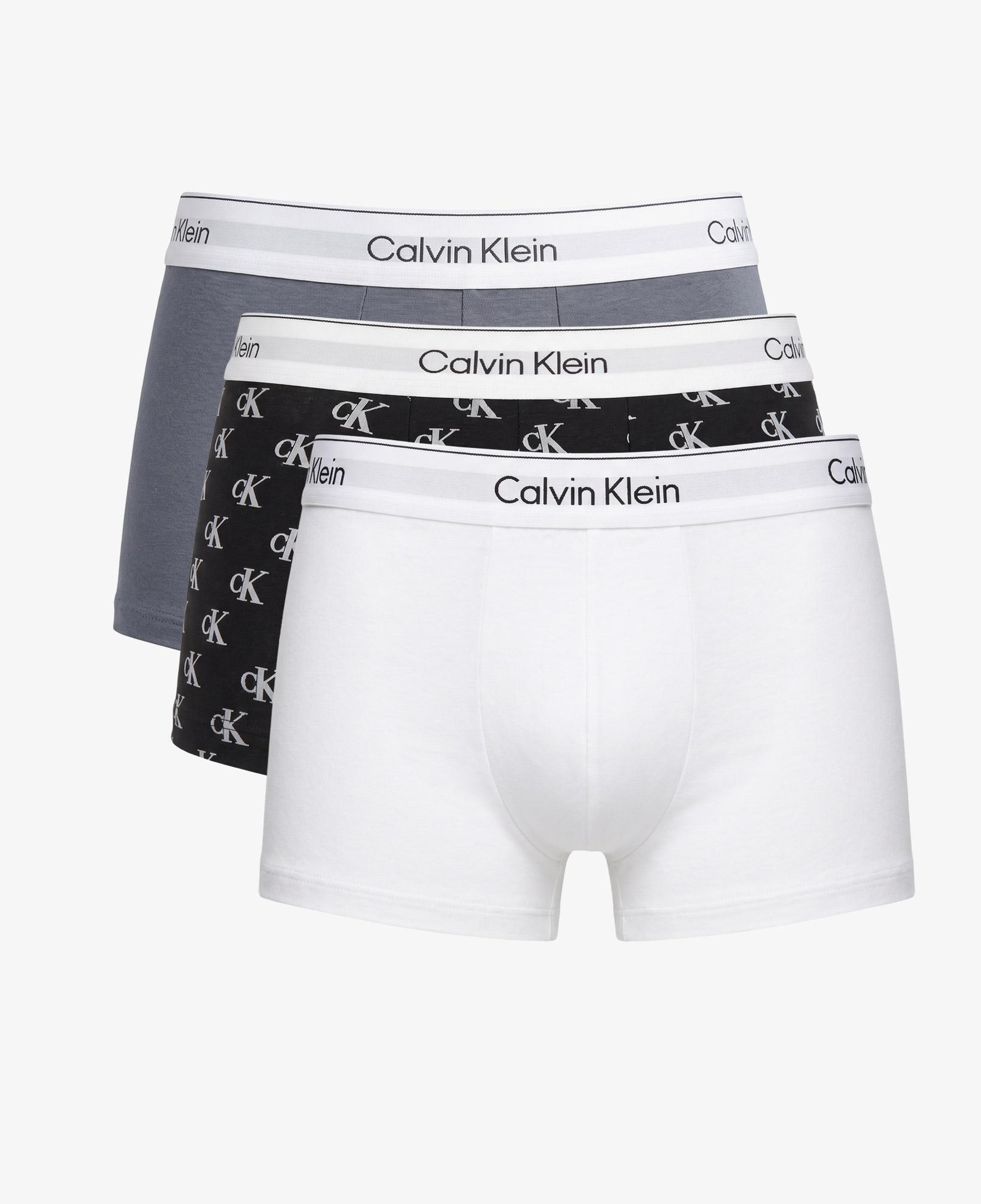 Calvin Klein Low Rise Trunk 3'lü Erkek Mavi Boxer