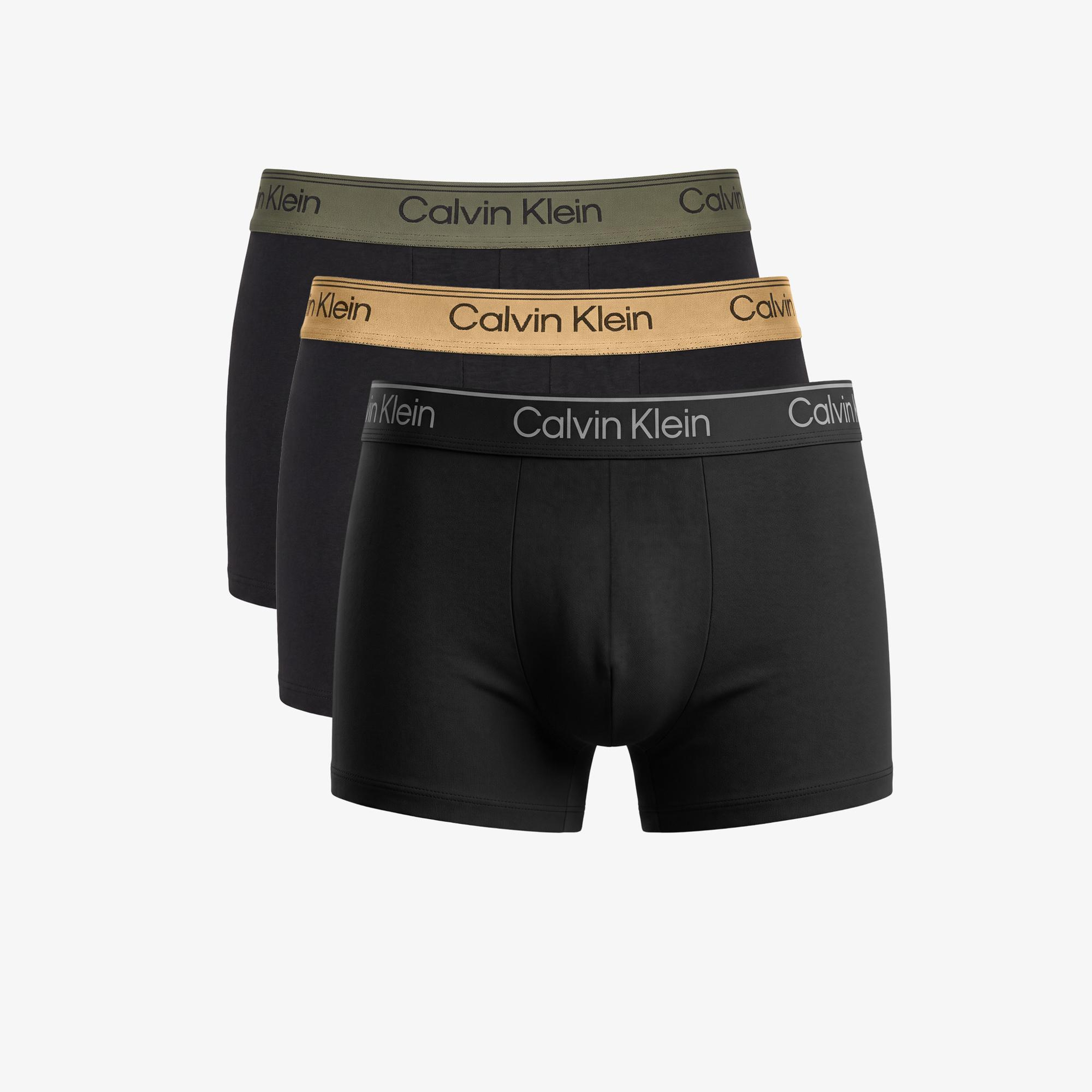 Calvin Klein Low Rise Trunk 3'lü Erkek Gri Boxer