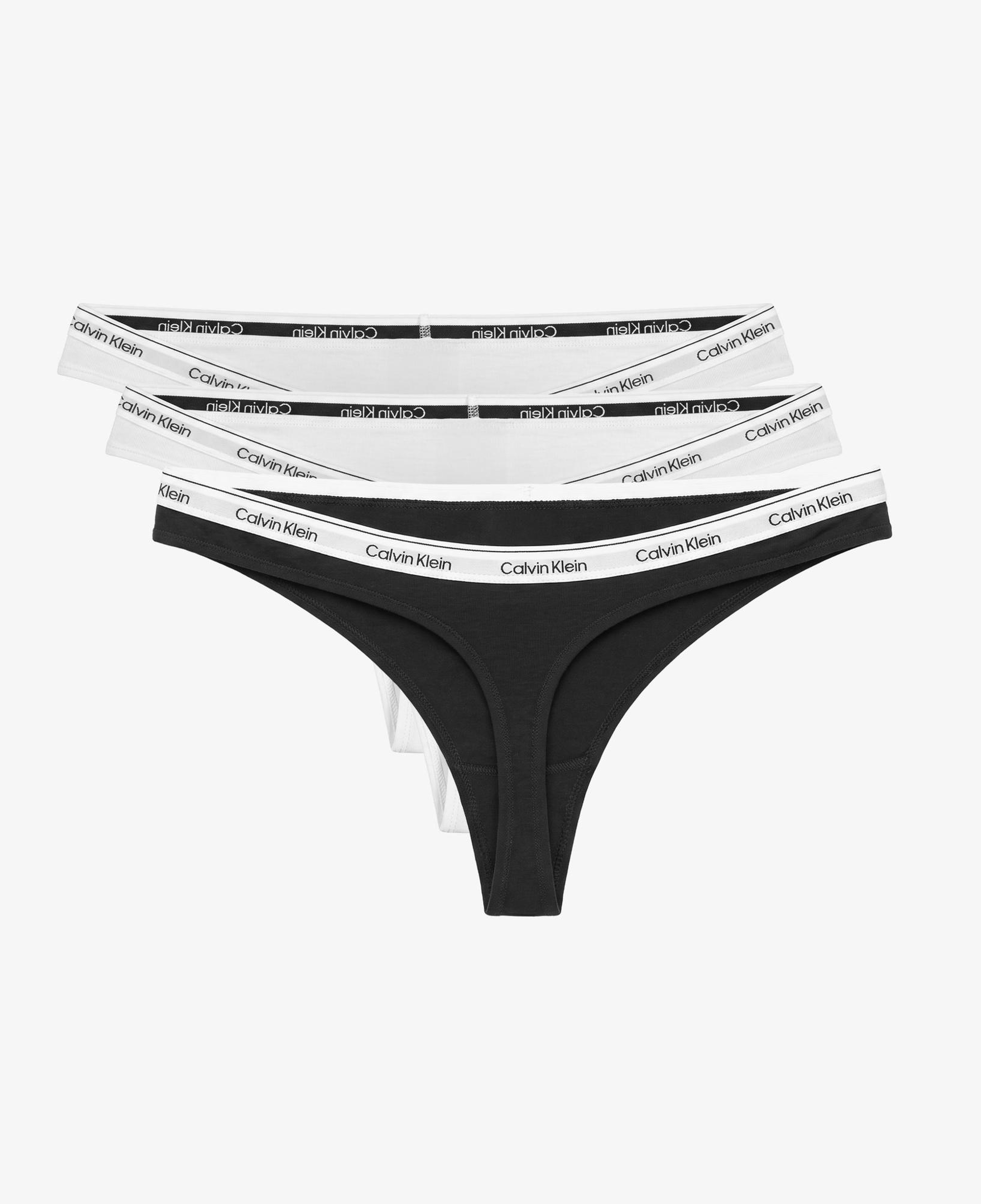 Calvin Klein Thong 3'lü Kadın Mavi Külot