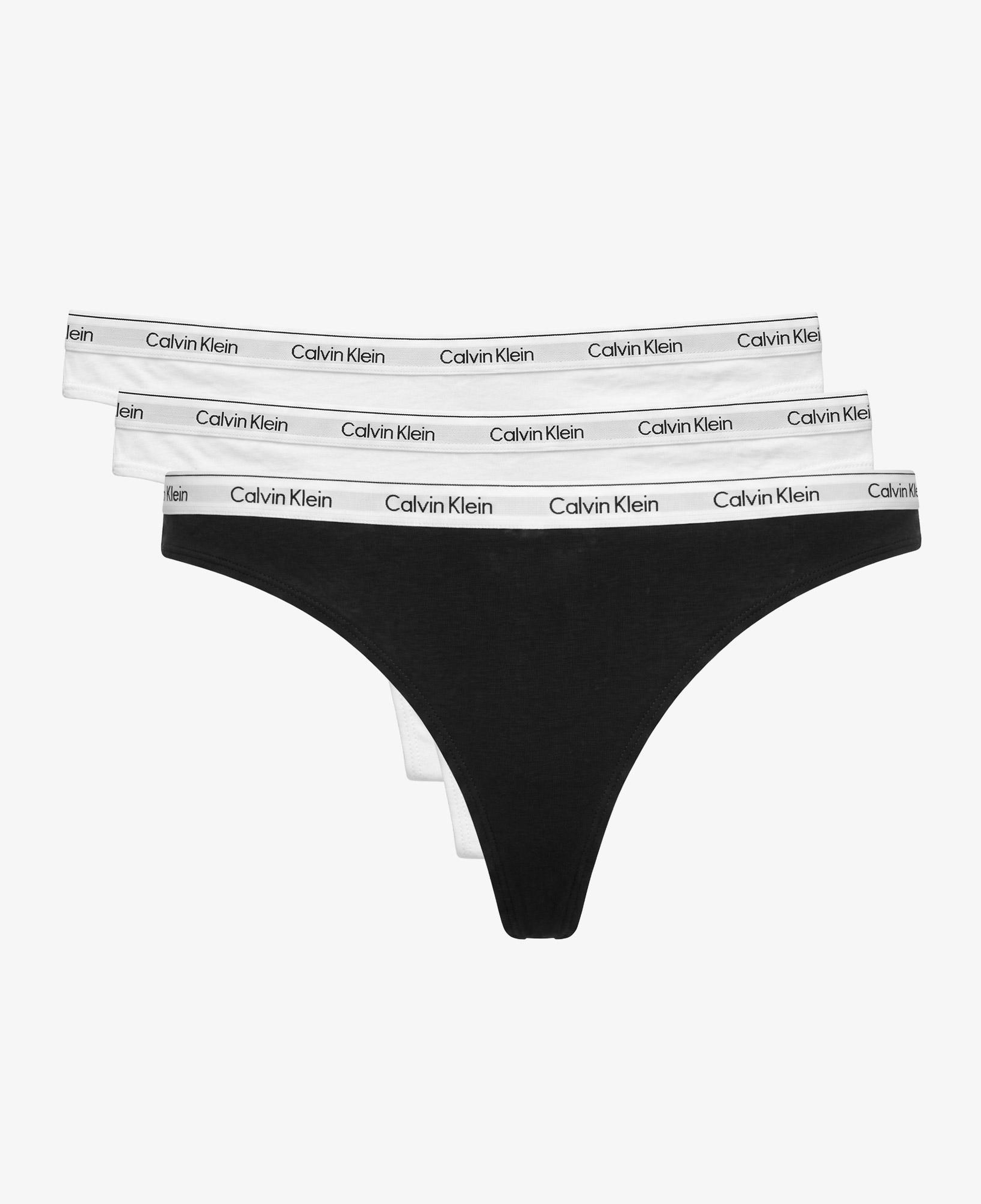 Calvin Klein Thong 3'lü Kadın Mavi Külot