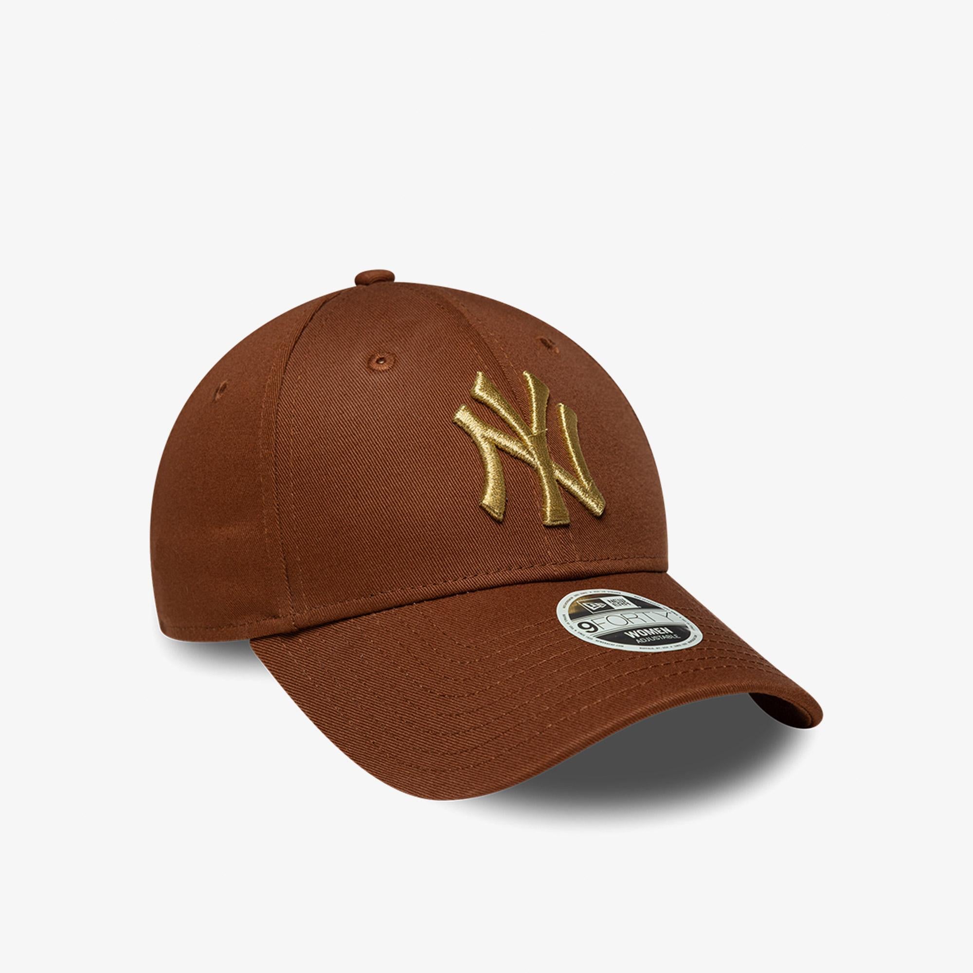New Era Metallic Logo 9Forty Neyyan Daumtg Kadın Kahverengi Şapka