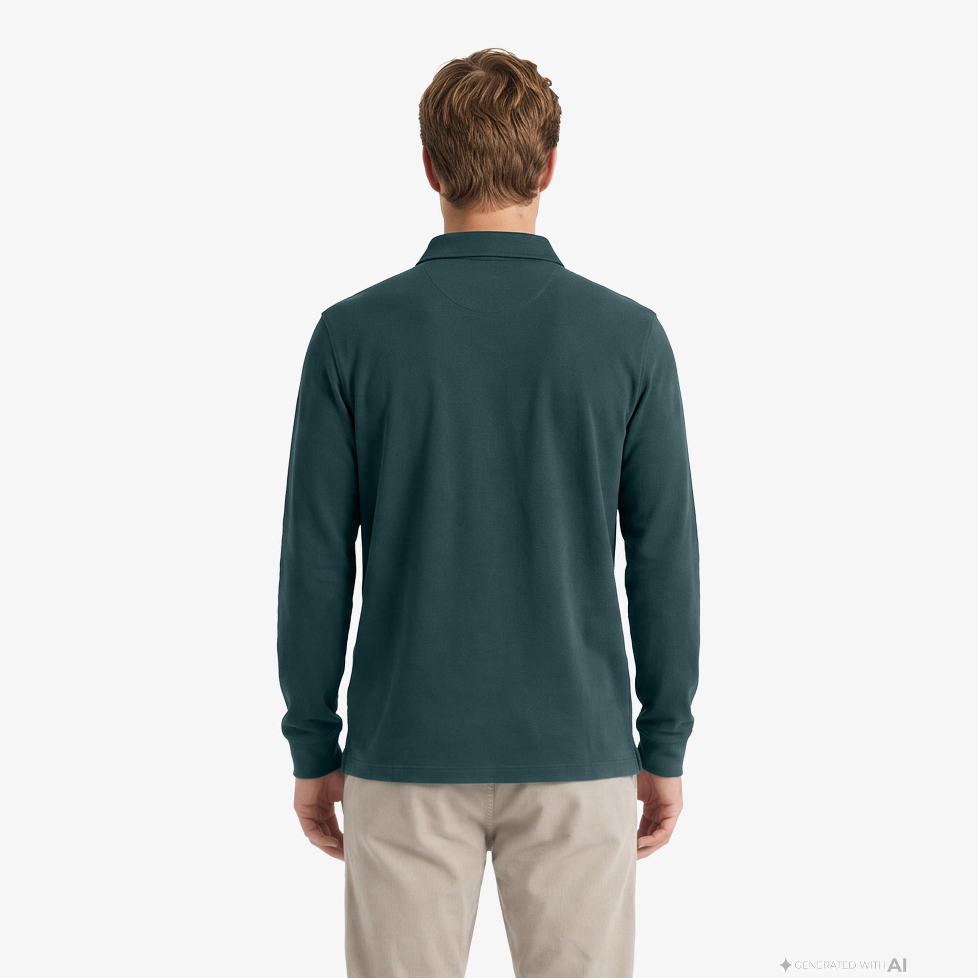 Nautica Erkek Yeşil Regular Fit Polo Yaka T-Shirt