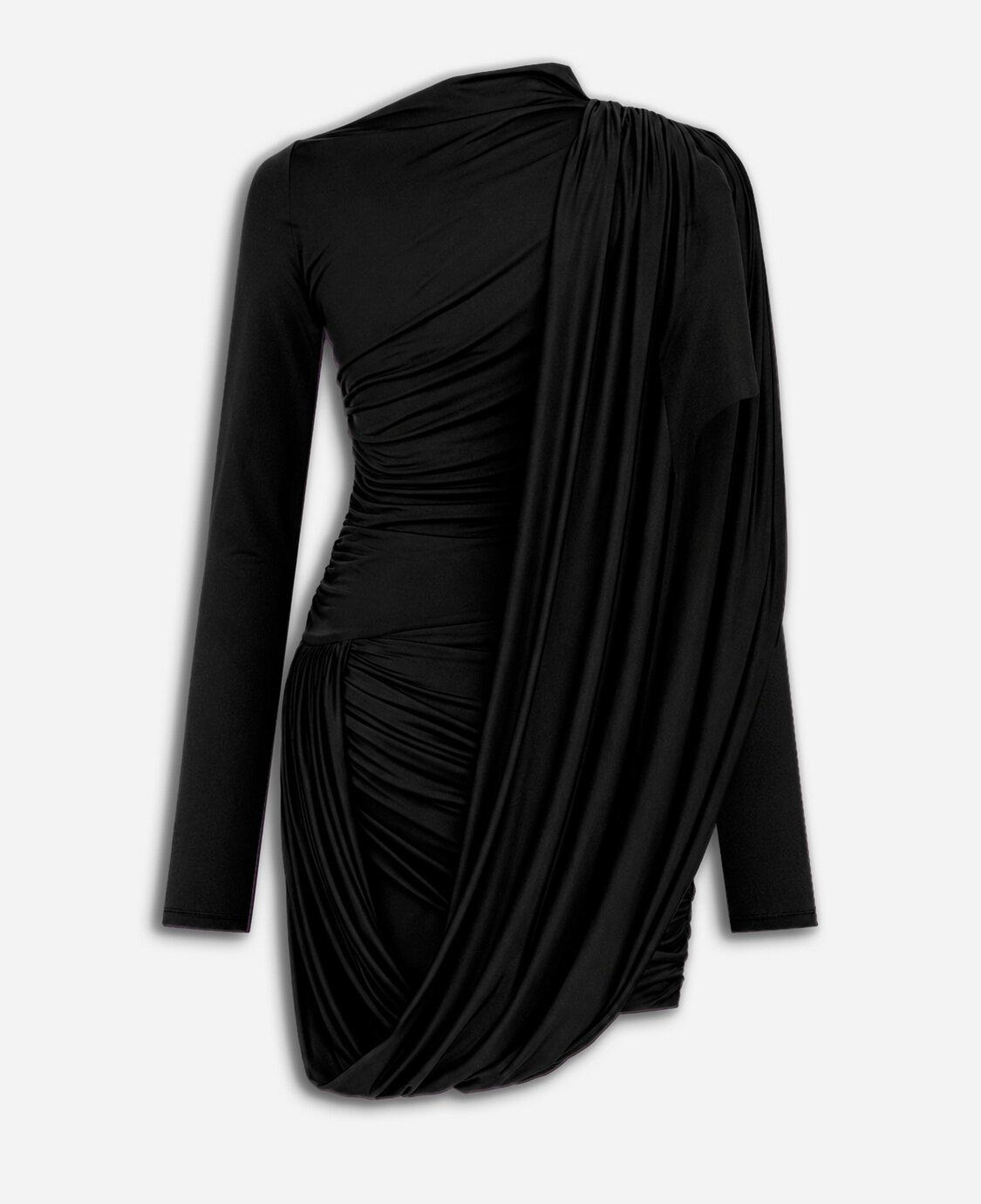Drape Detaylı Mini Elbise