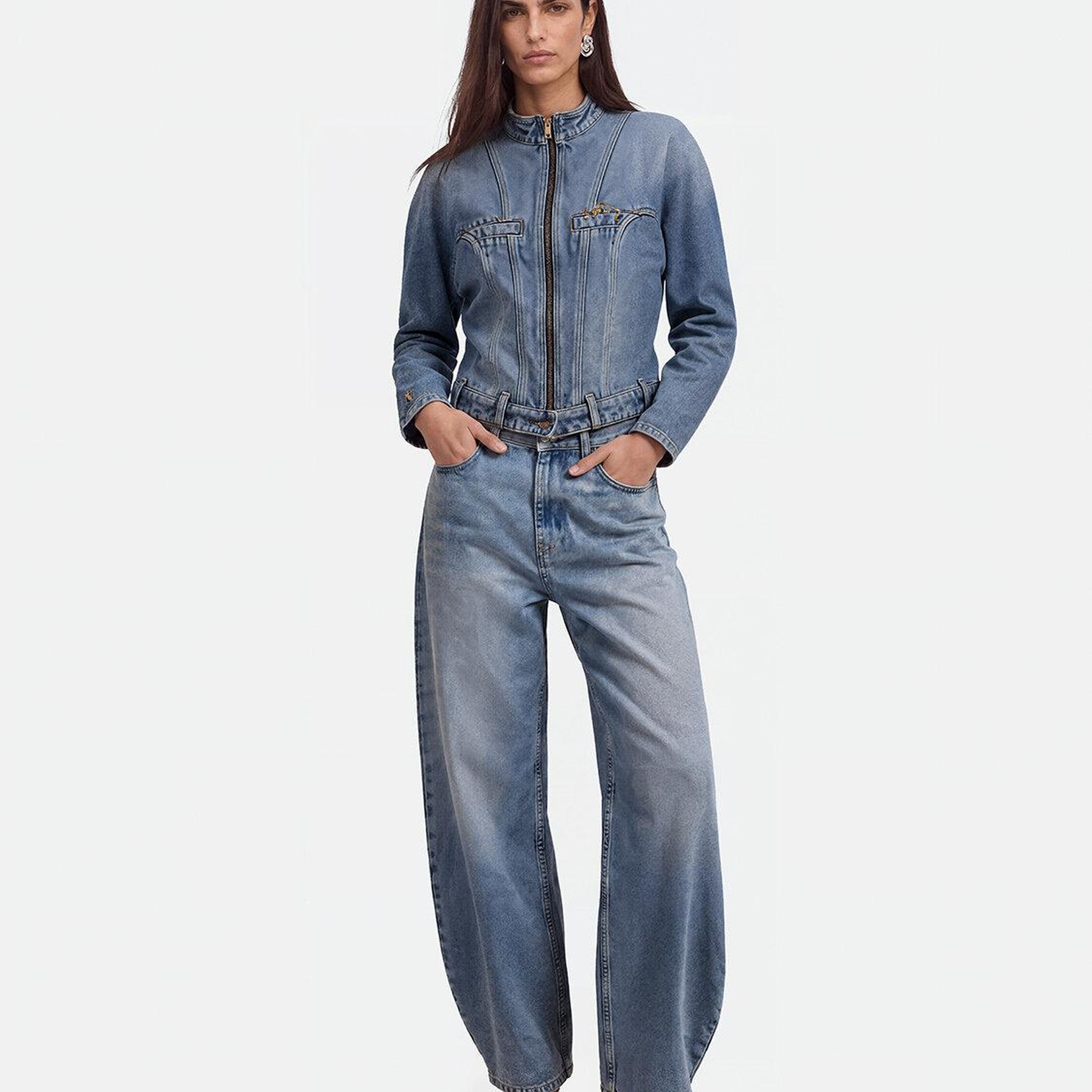 Balon Kesim Jean Pantolon