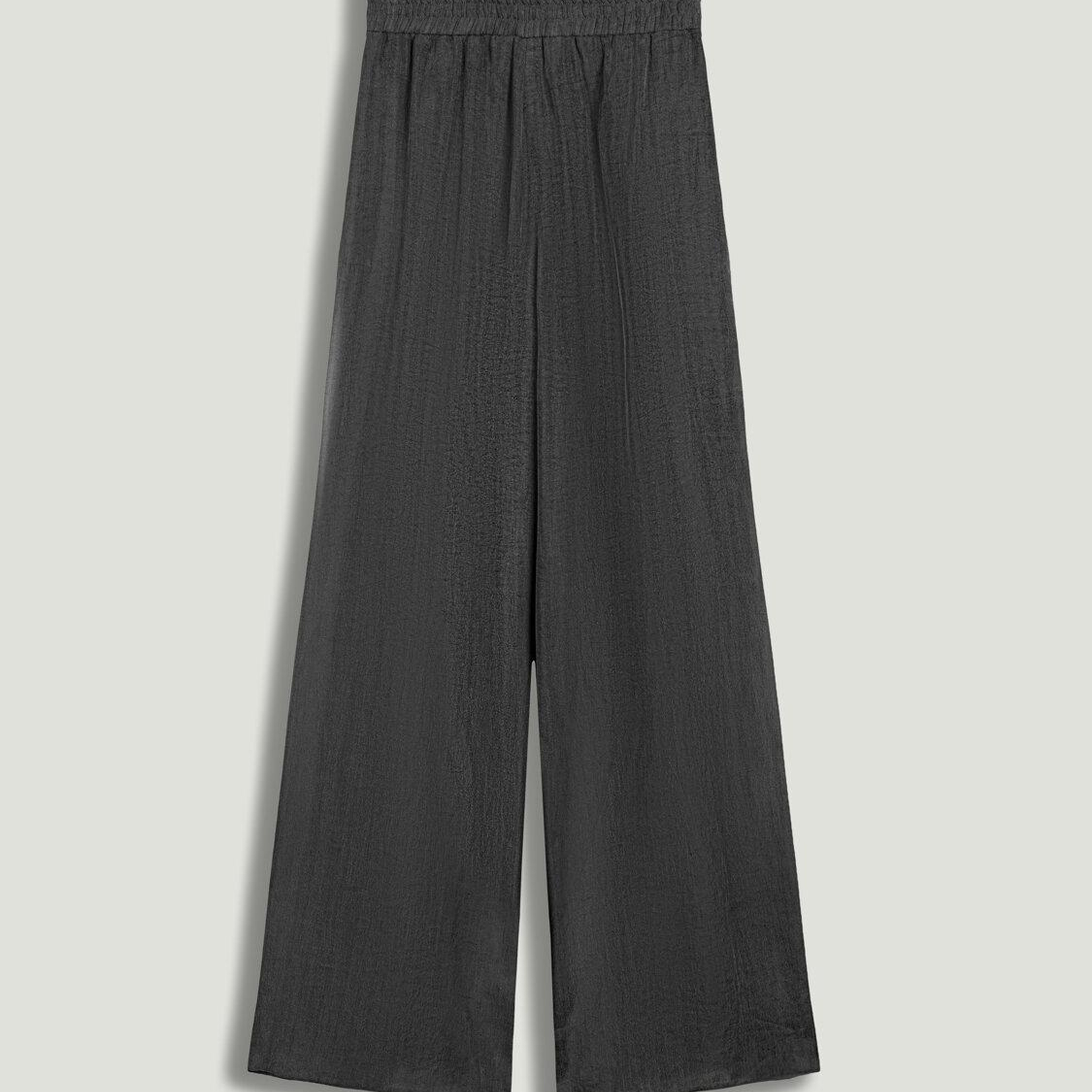 Dökümlü Geniş Paça Pantolon