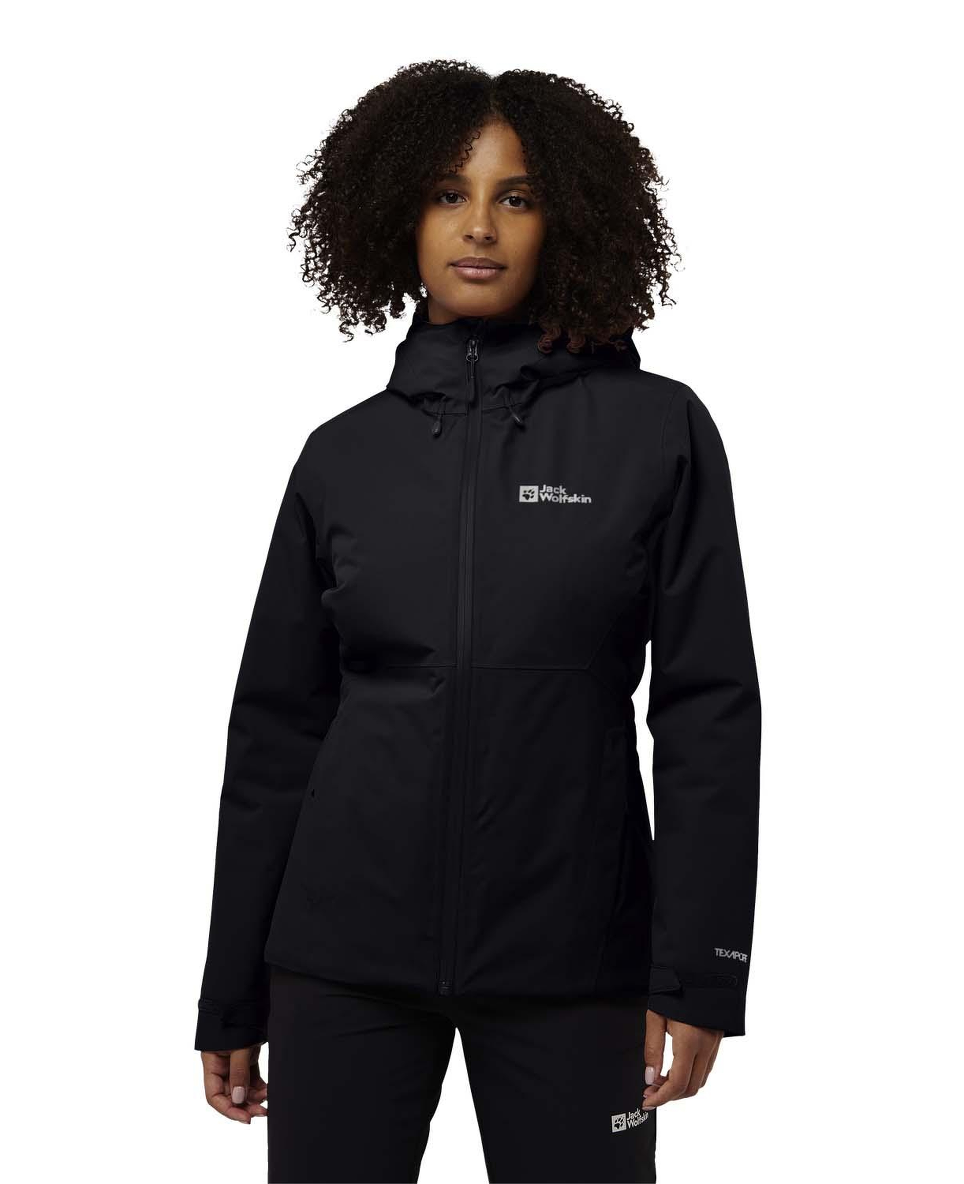 Jack Wolfskin Wisper Ins Kadın Siyah Outdoor Ceketi