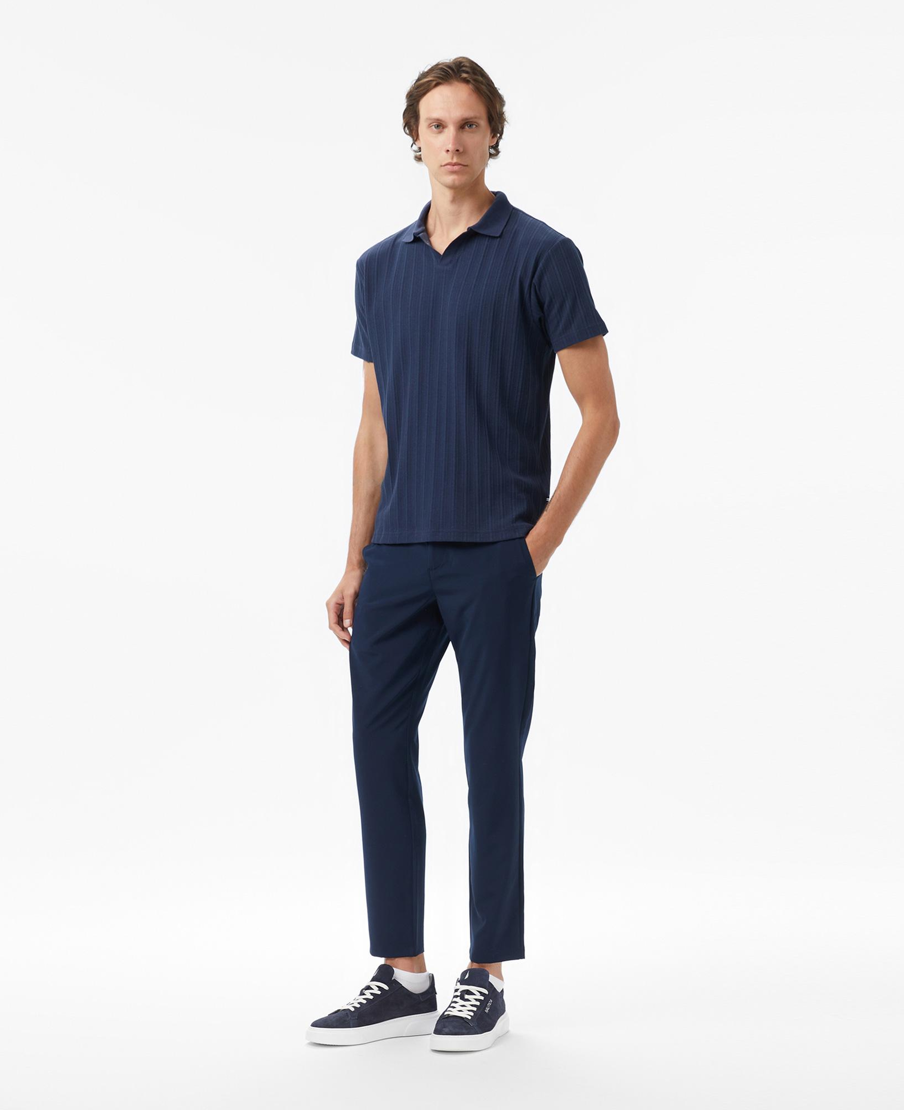 Nautica Erkek Lacivert Classic Fit Polo Yaka T-Shirt