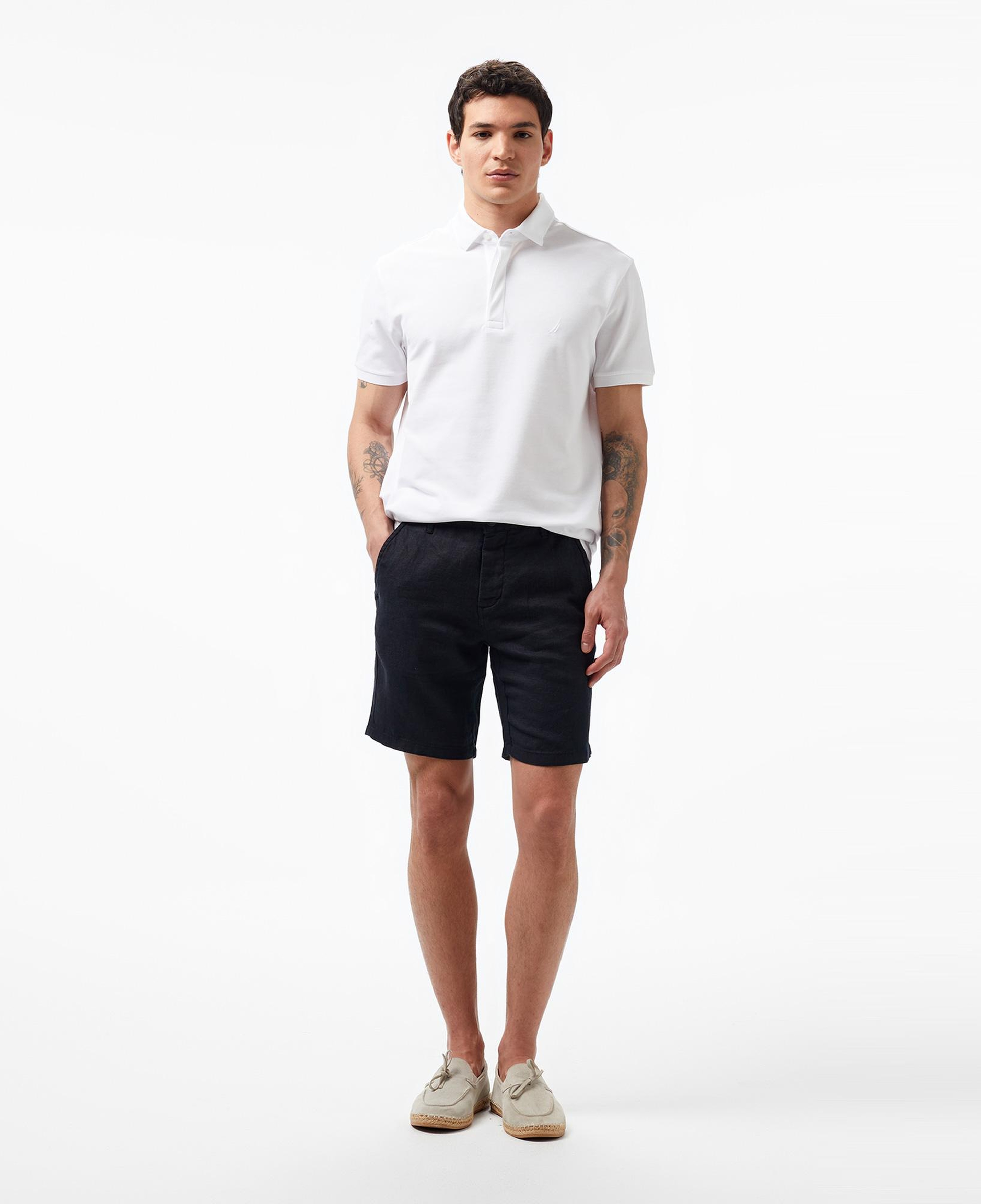 Nautica Erkek Beyaz Slim Fit Kısa Kollu Polo Yaka T-Shirt