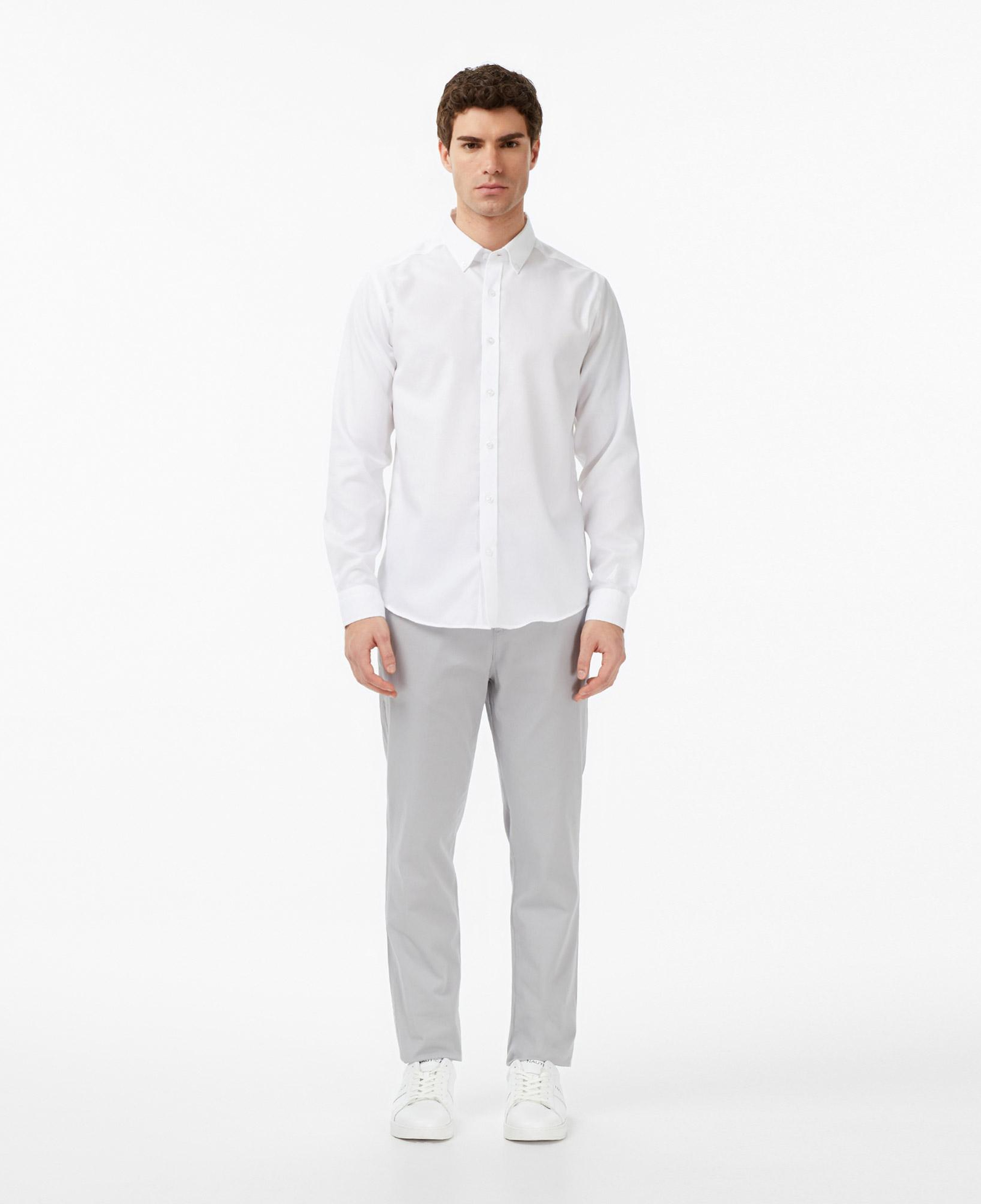 Nautica Erkek Beyaz Slim Fit Gömlek