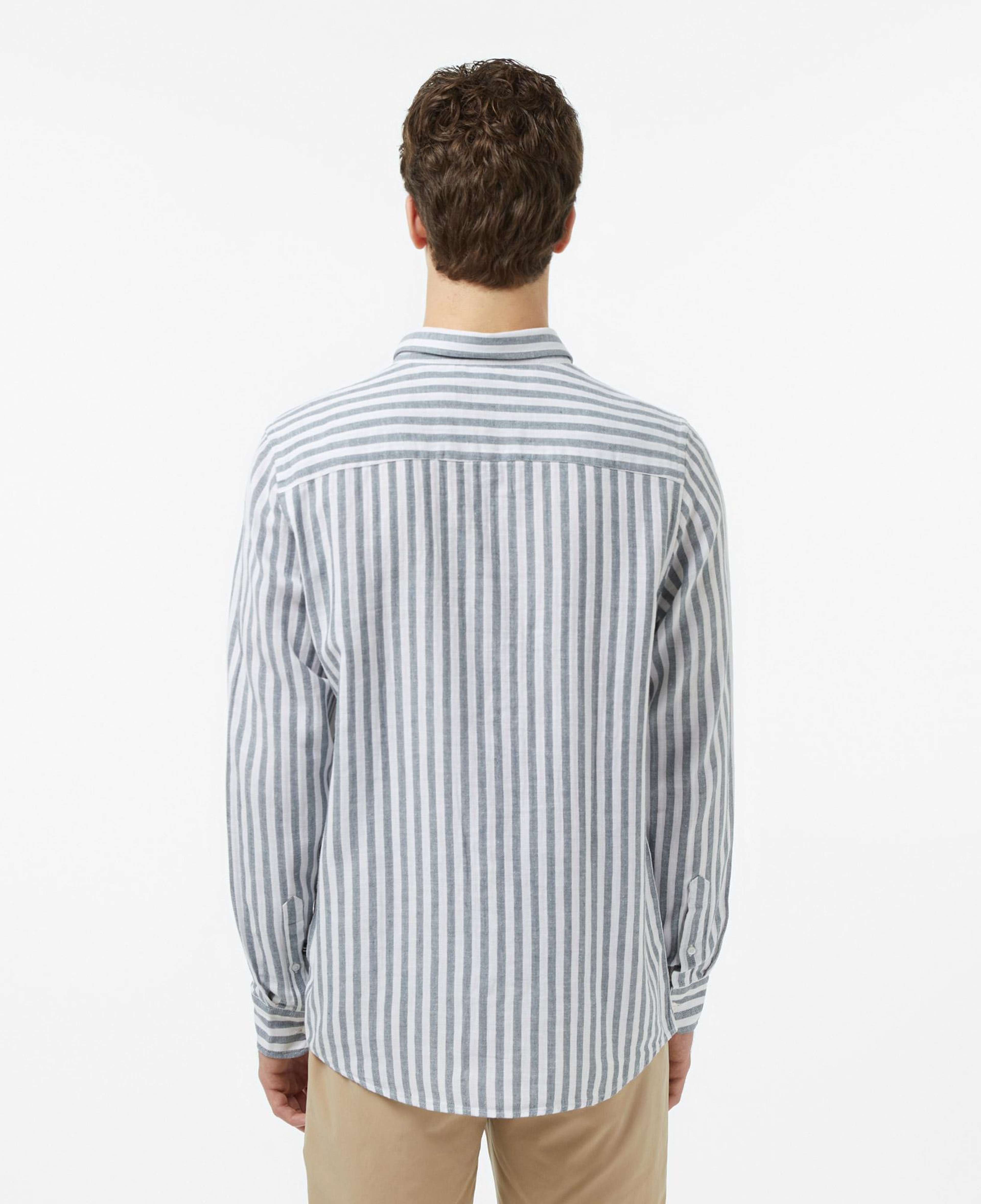 Nautica Erkek Yeşil Regular Fit Çizgili Gömlek