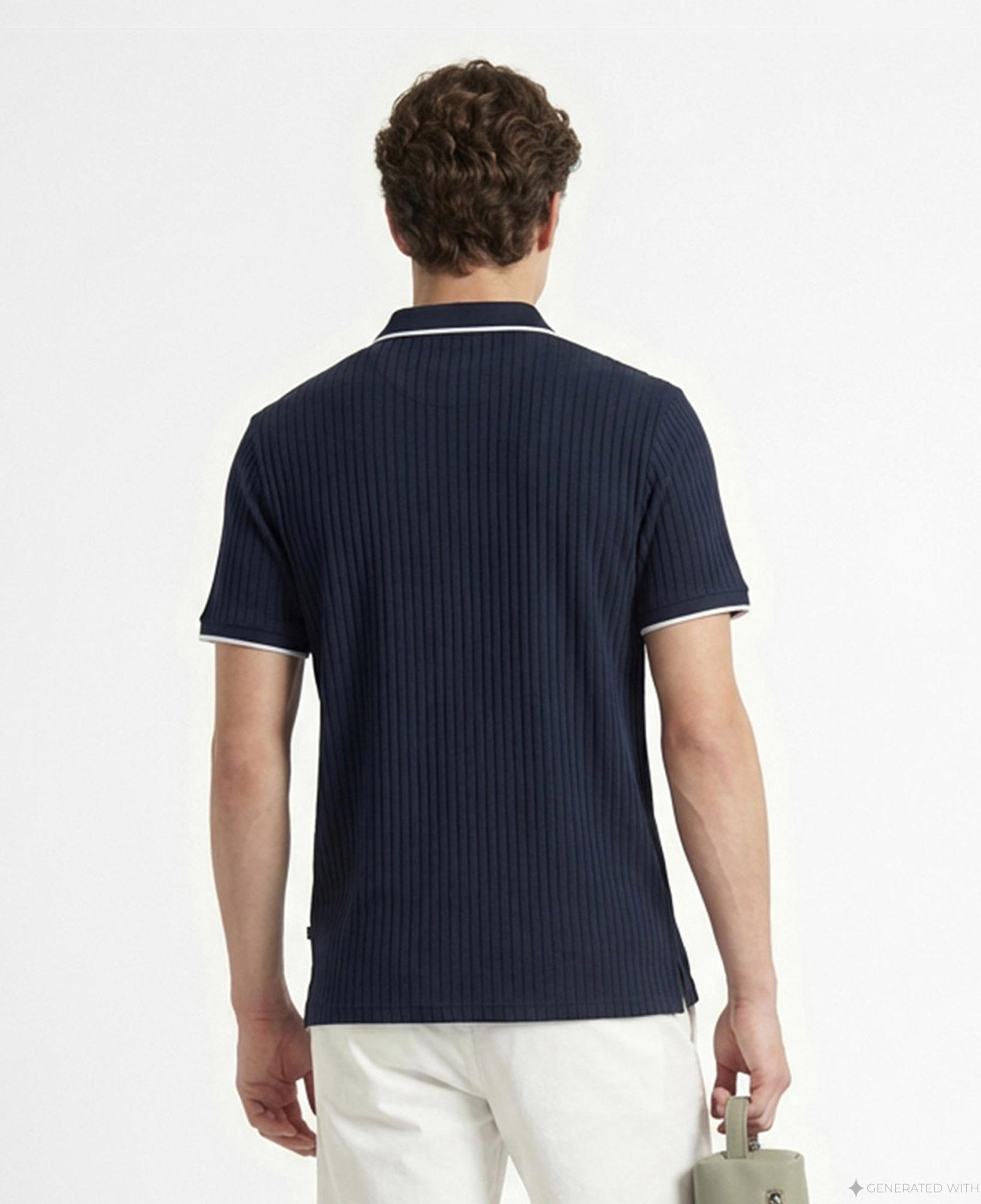 Nautica Erkek Lacivert Regular Fit Polo Yaka T-Shirt