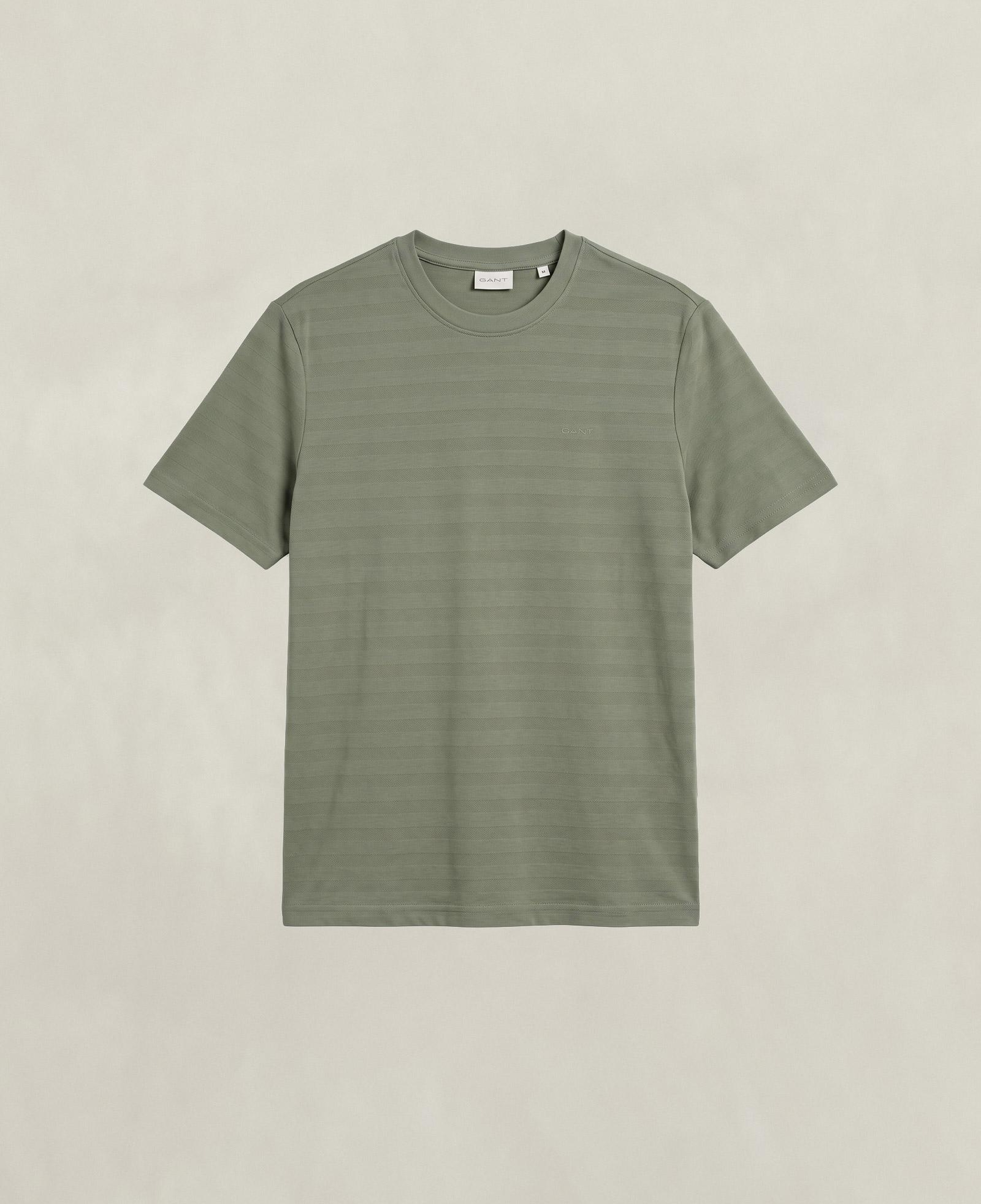 GANT Erkek Yeşil Bisiklet Yaka Regular Fit T-Shirt
