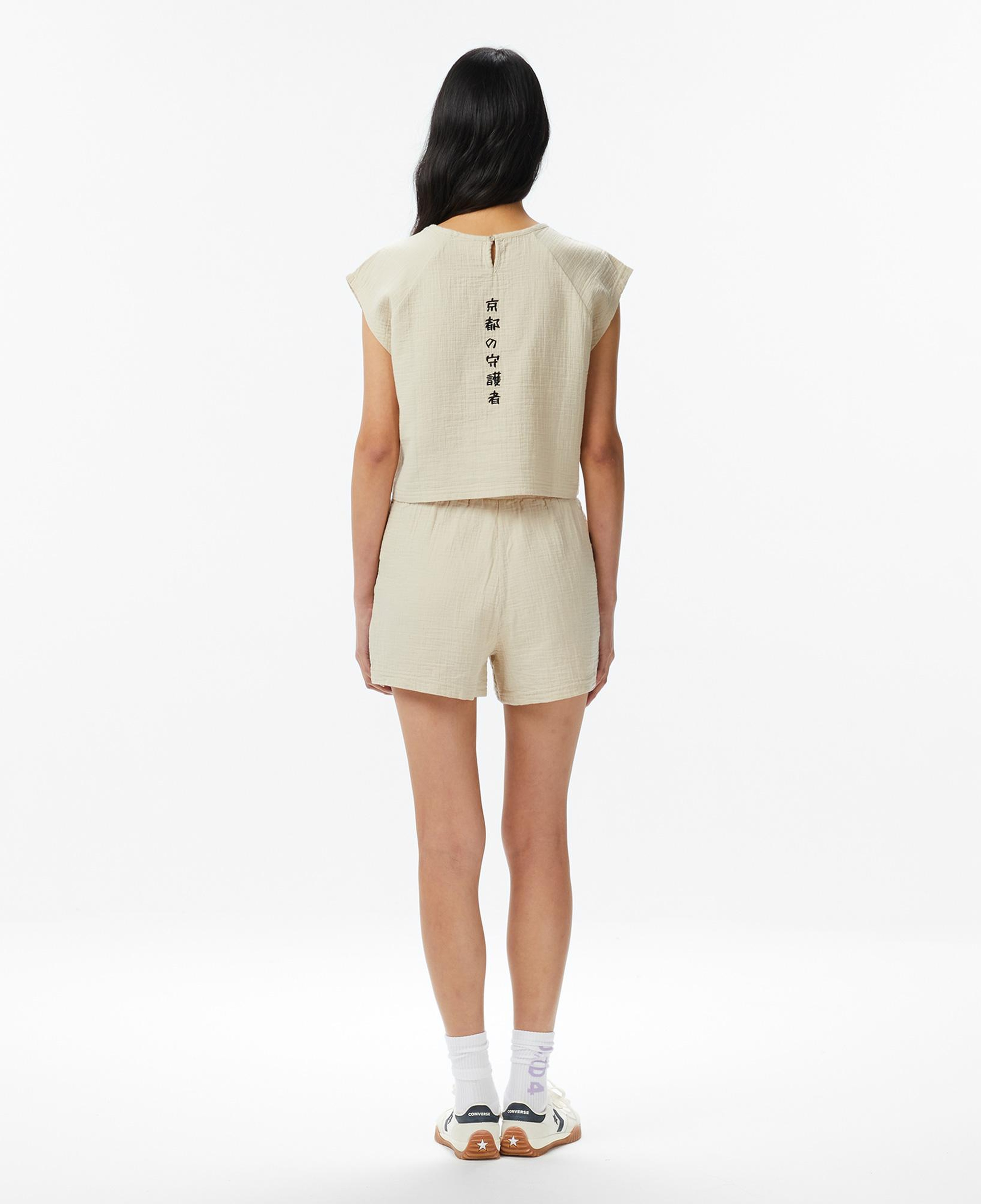 UNITED4 Regular Fit Kadın Krem Şort