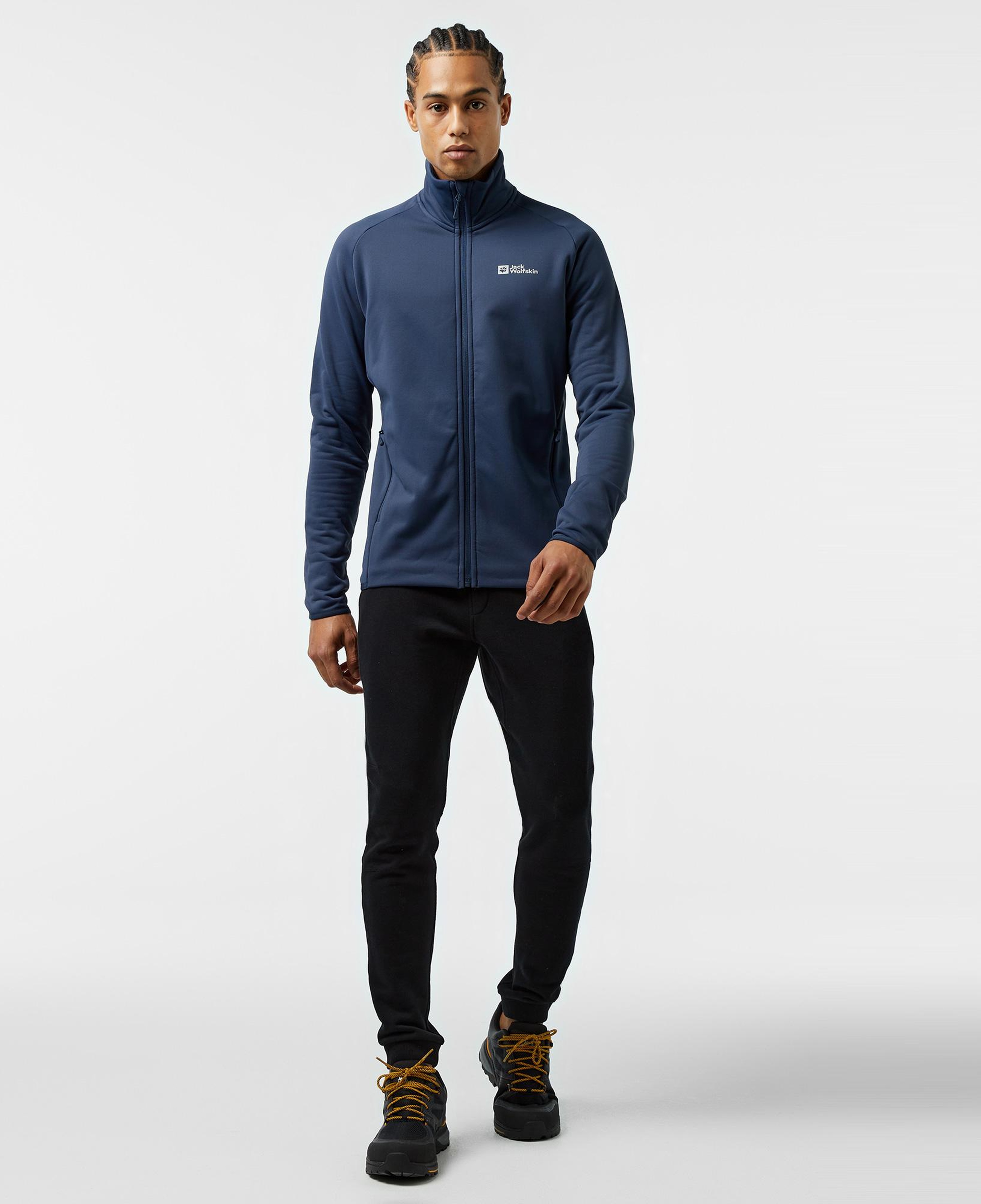 Jack Wolfskin Baiselberg Erkek Mavi Outdoor Ceket