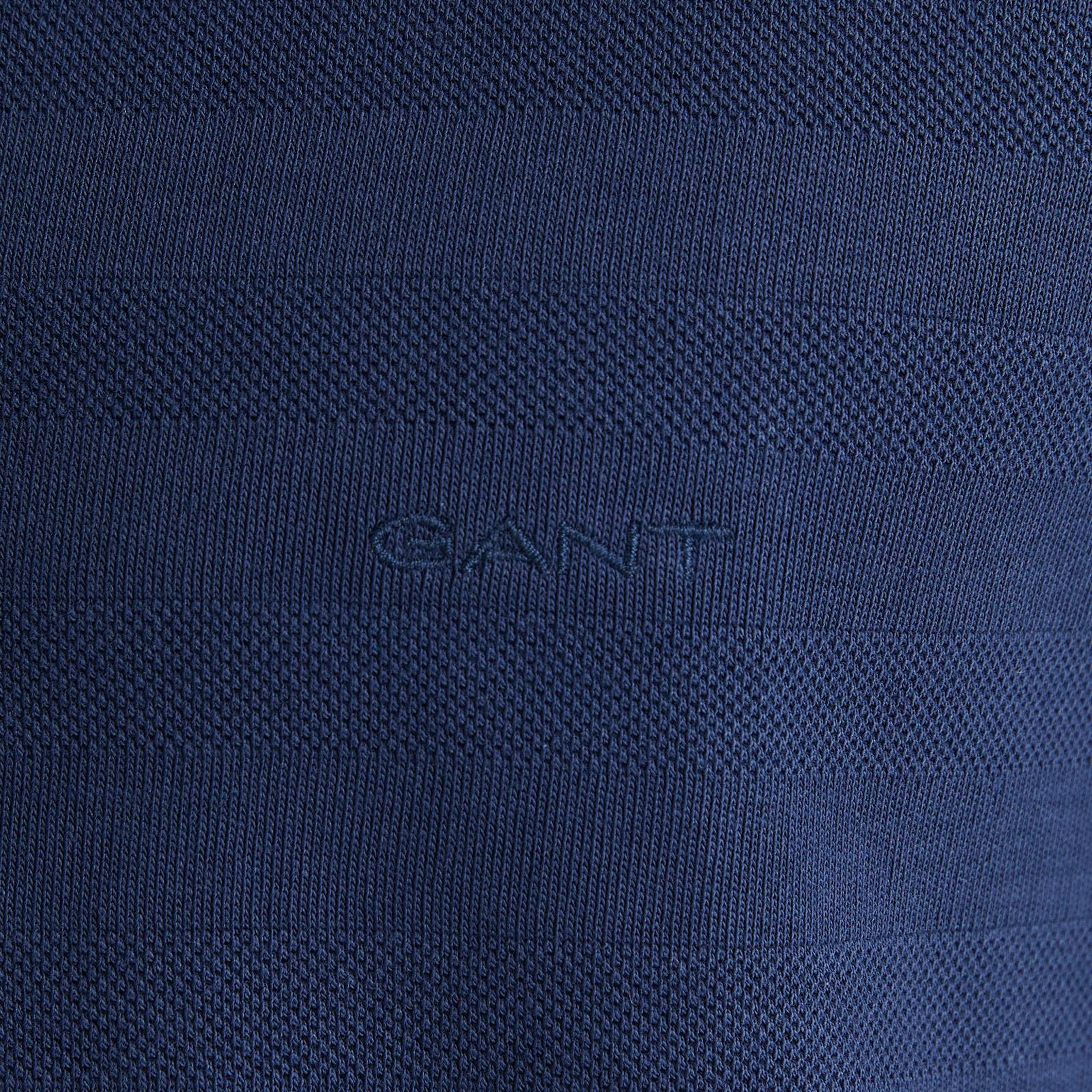 GANT Erkek Lacivert Bisiklet Yaka Regular Fit T-Shirt