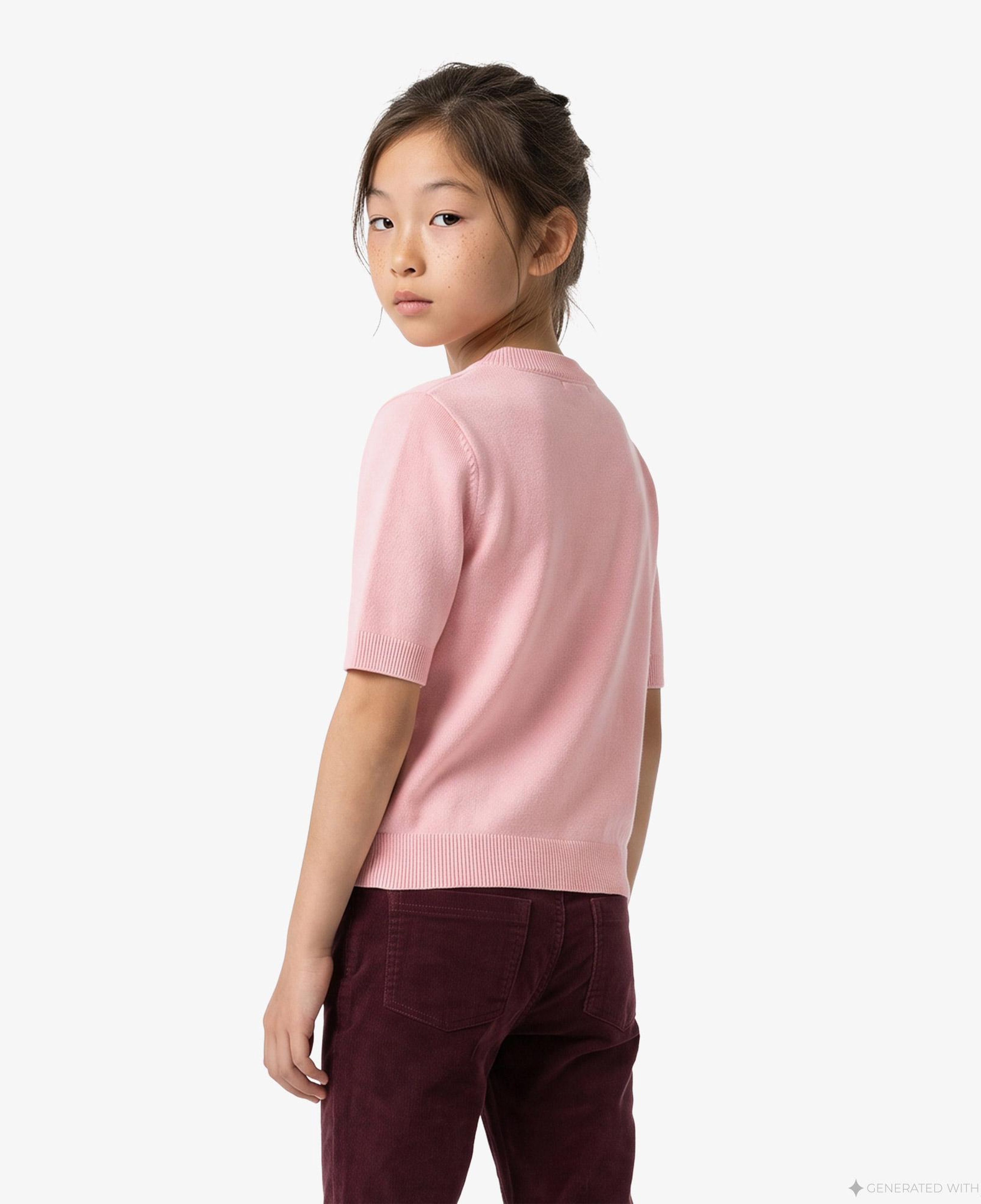 Burberry Thea Çocuk Pembe Triko