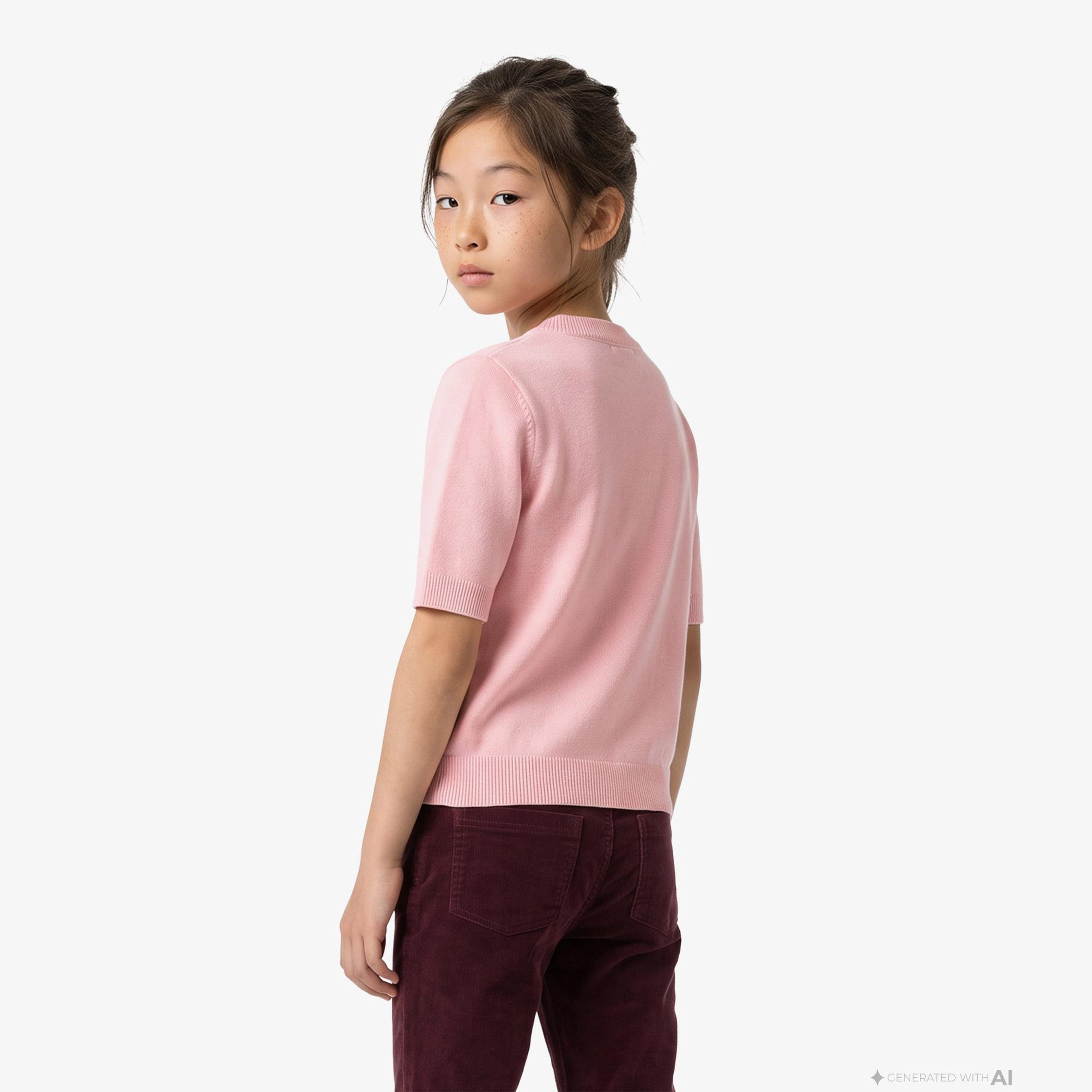Burberry Thea Çocuk Pembe Triko