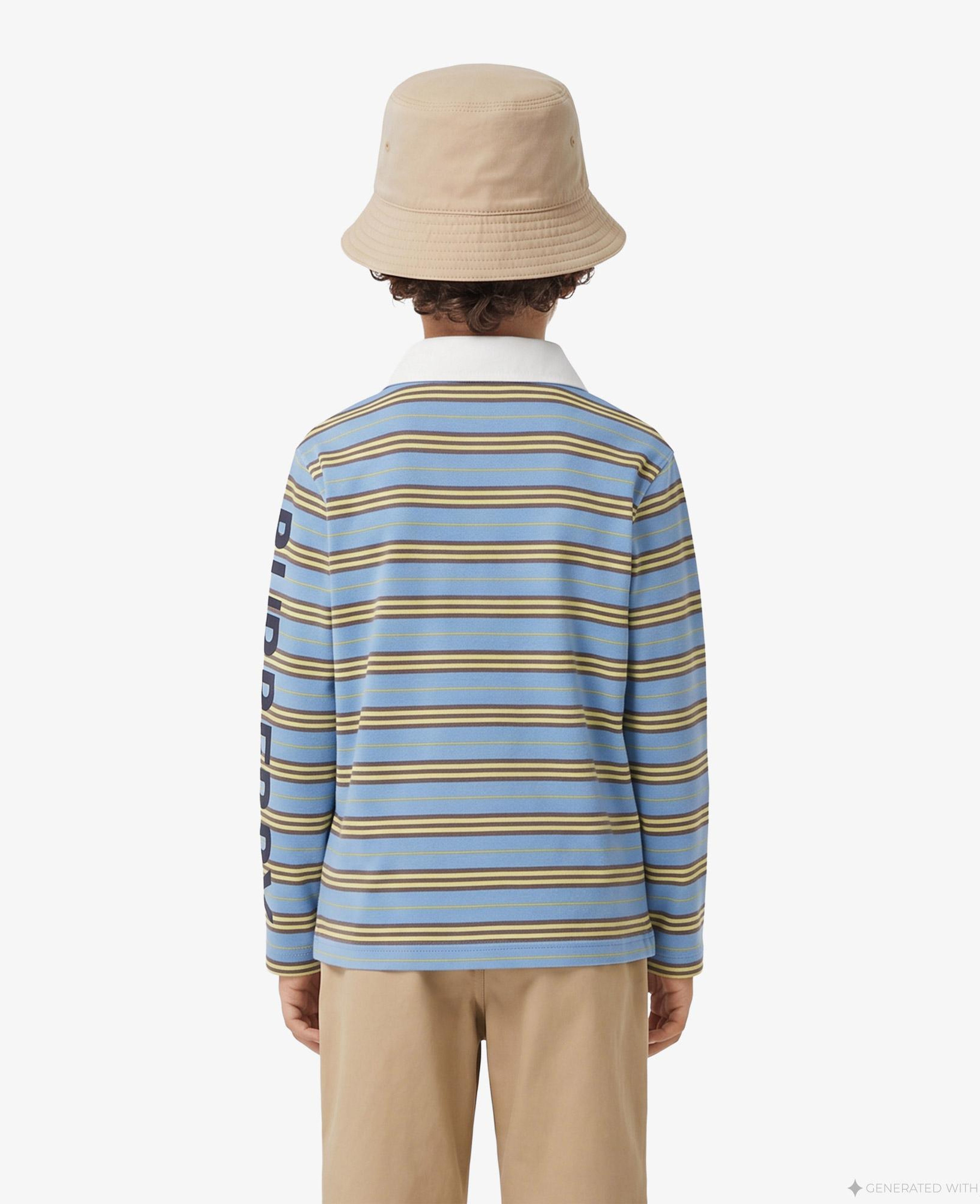 Burberry Burnell Polo Çocuk Mavi Polo