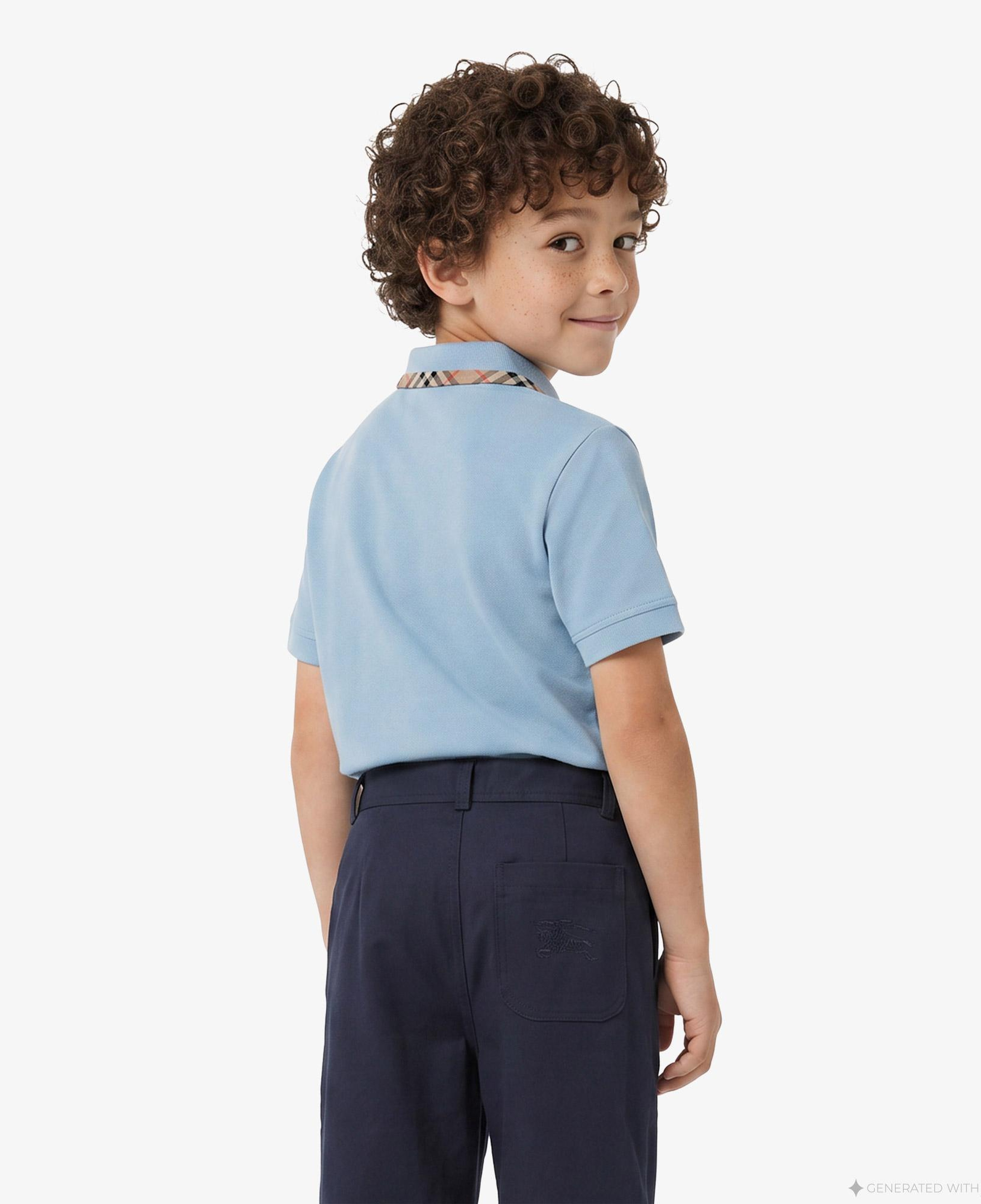 Burberry Johane Çocuk Mavi Polo