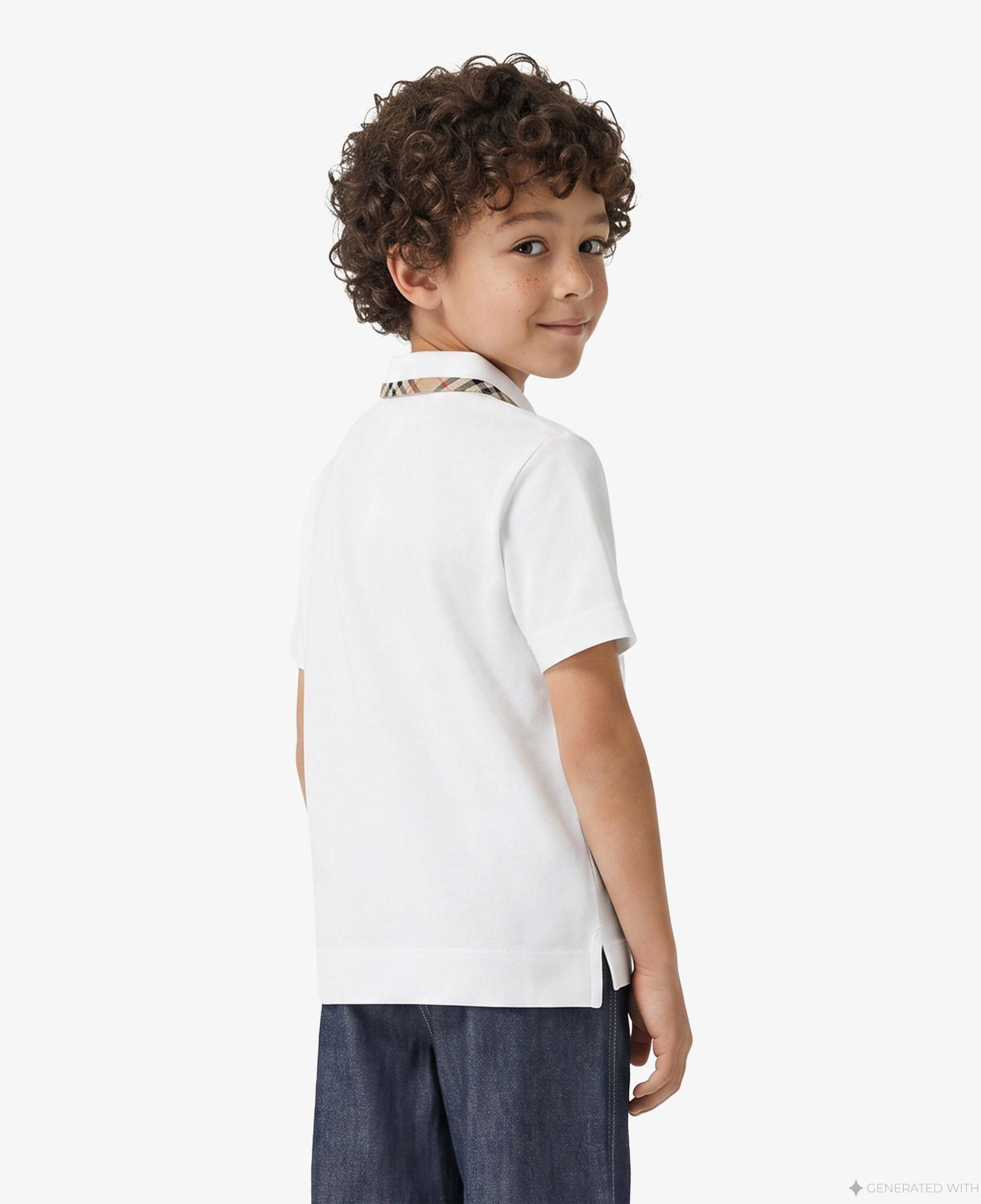 Burberry Johane Çocuk Beyaz Polo