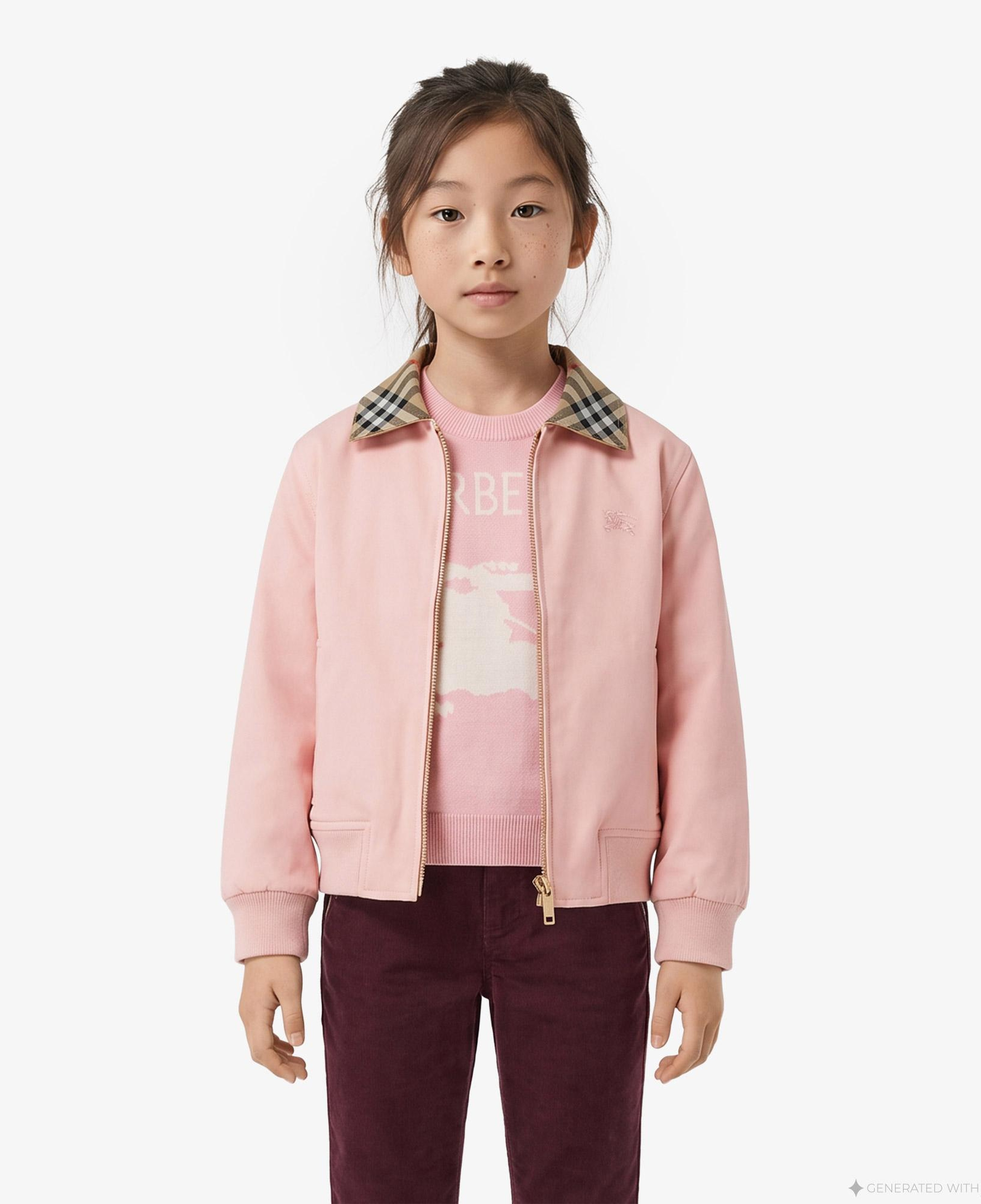 Burberry Hayfield Çocuk Pembe Mont